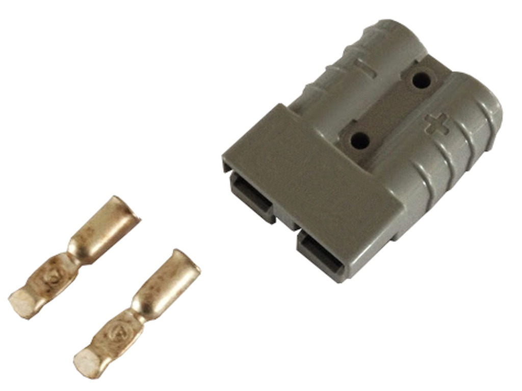 Batteriestecker 175A 25 mm² grau  Steckverbinder für Gabelstapler Kabel - Vorschau 6