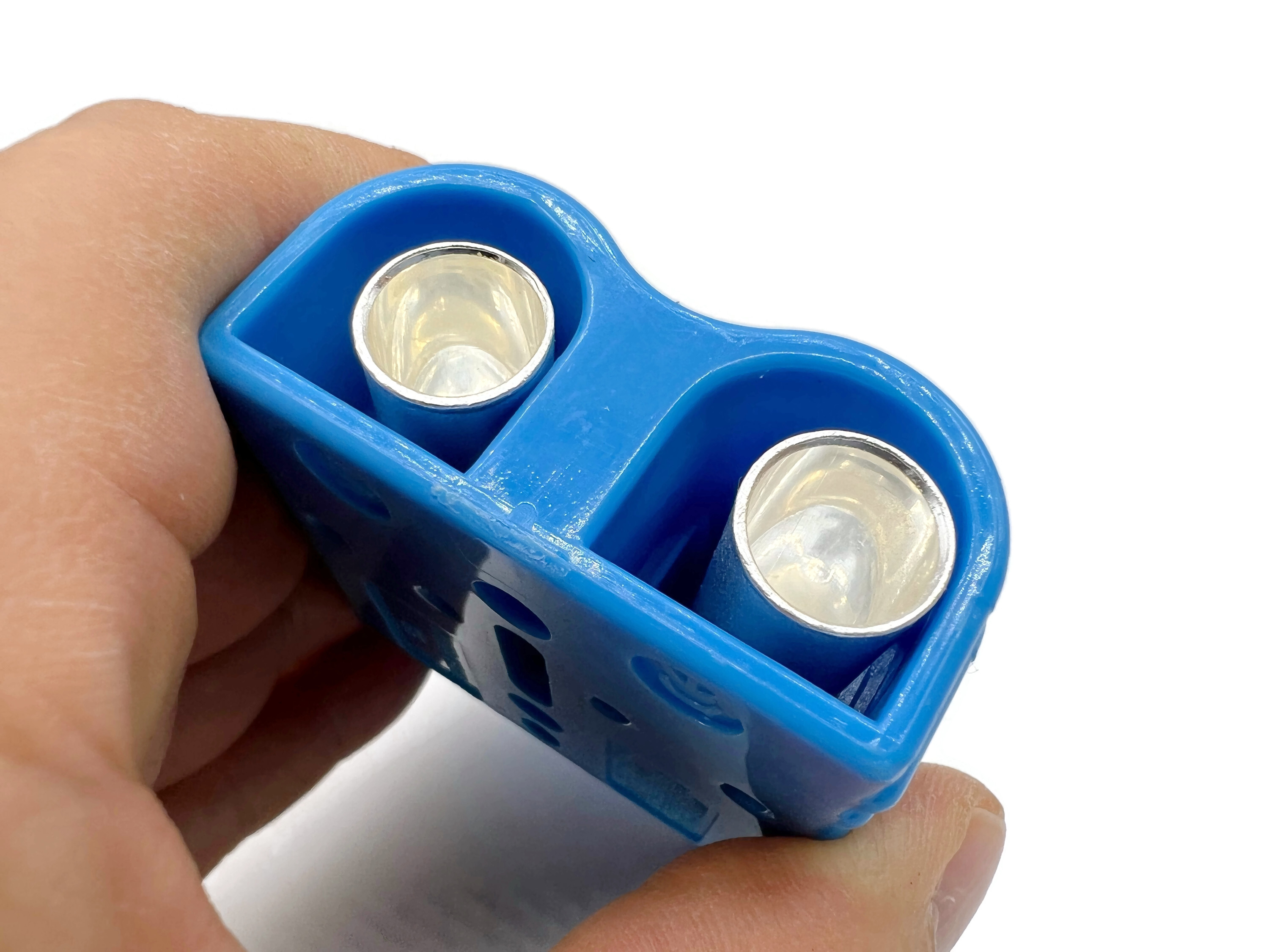 Batterie Stecker 175A 50 mm² blau für Gabelstapler max 600V Dauerstrom 175A schlagfest - Vorschau 2