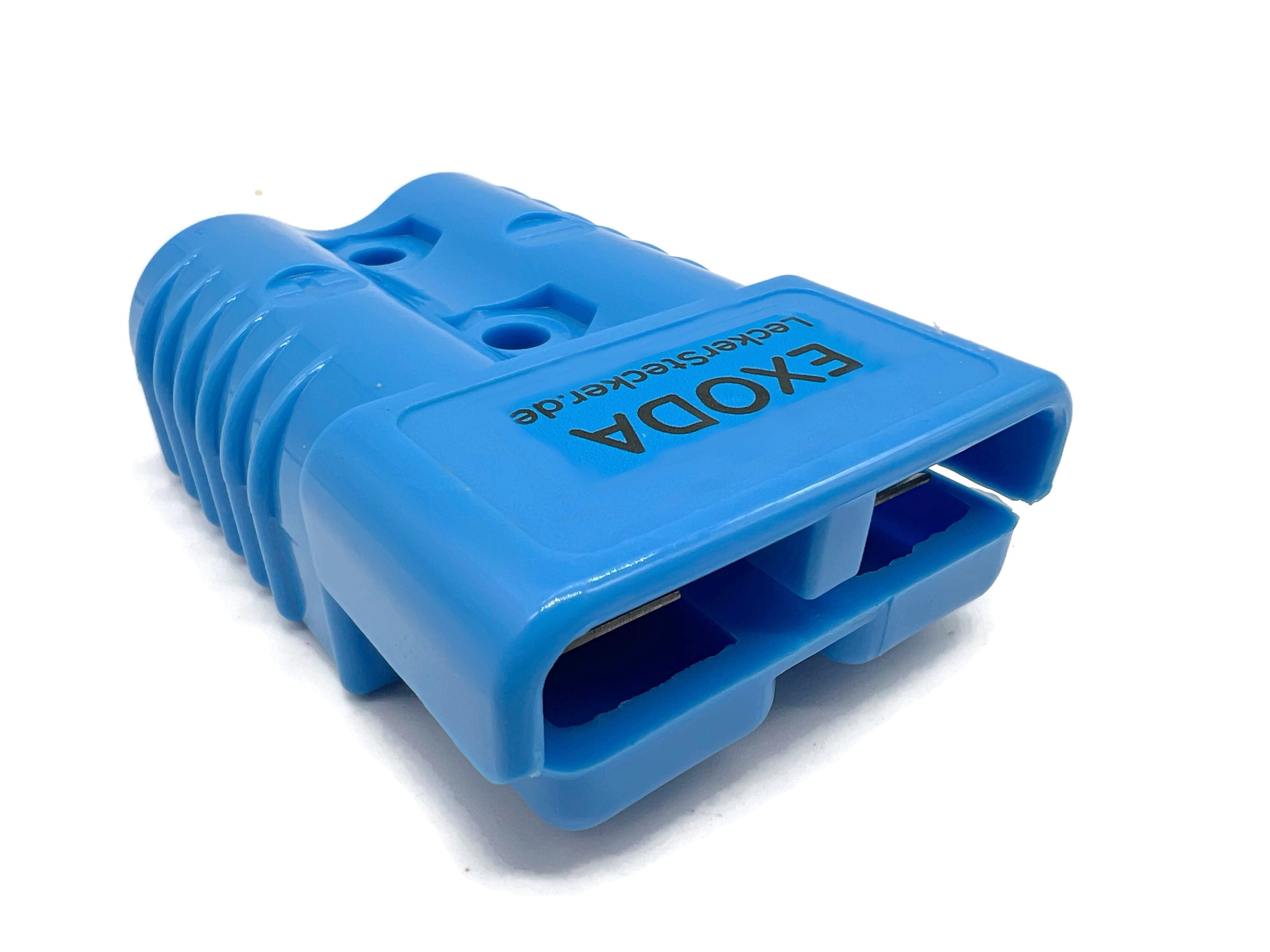 Batterie Stecker 175A 50 mm² blau für Gabelstapler max 600V Dauerstrom 175A schlagfest - Vorschau 4