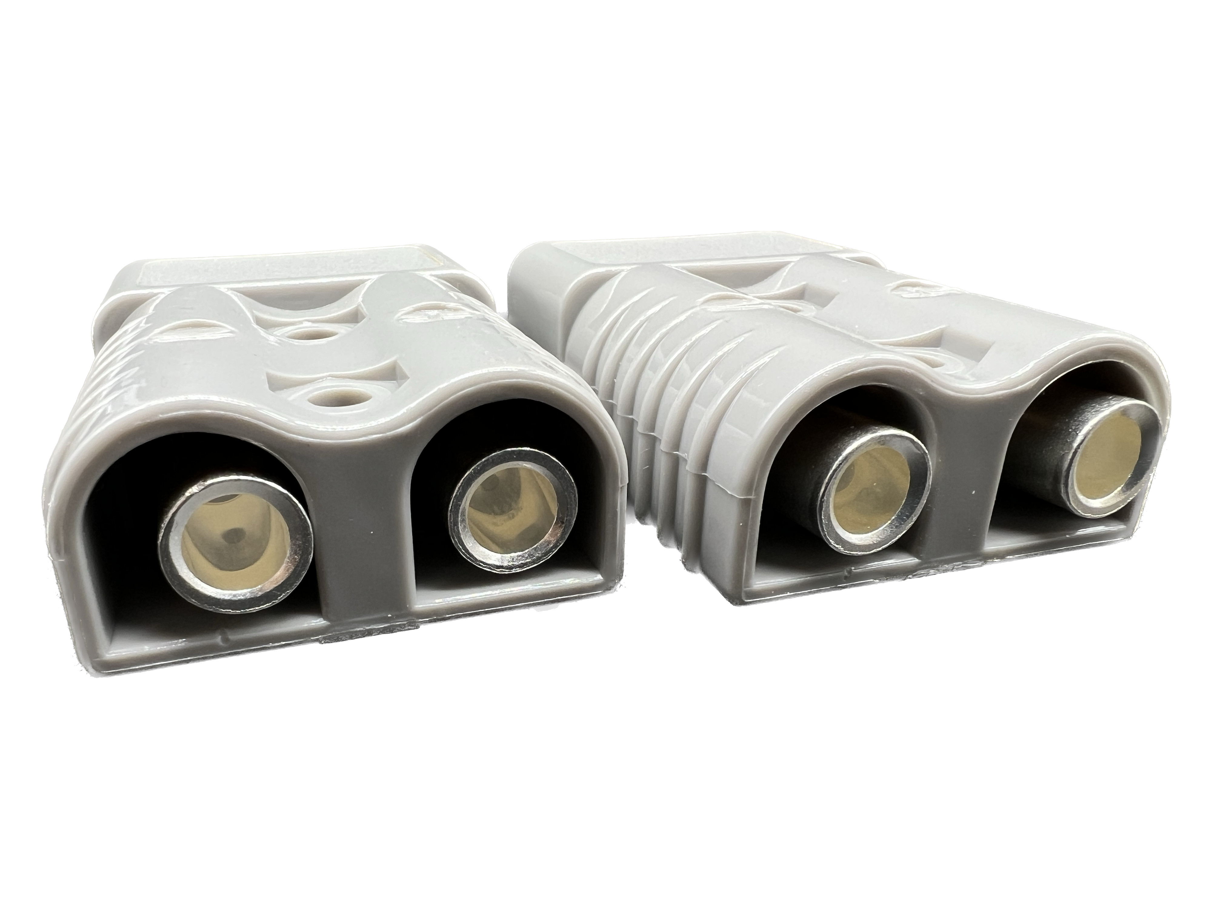 Batterie Stecker 175A 35 mm2 grau Steckverbinder für Gabelstapler mit versilberten Kupferkontakten - Vorschau 2