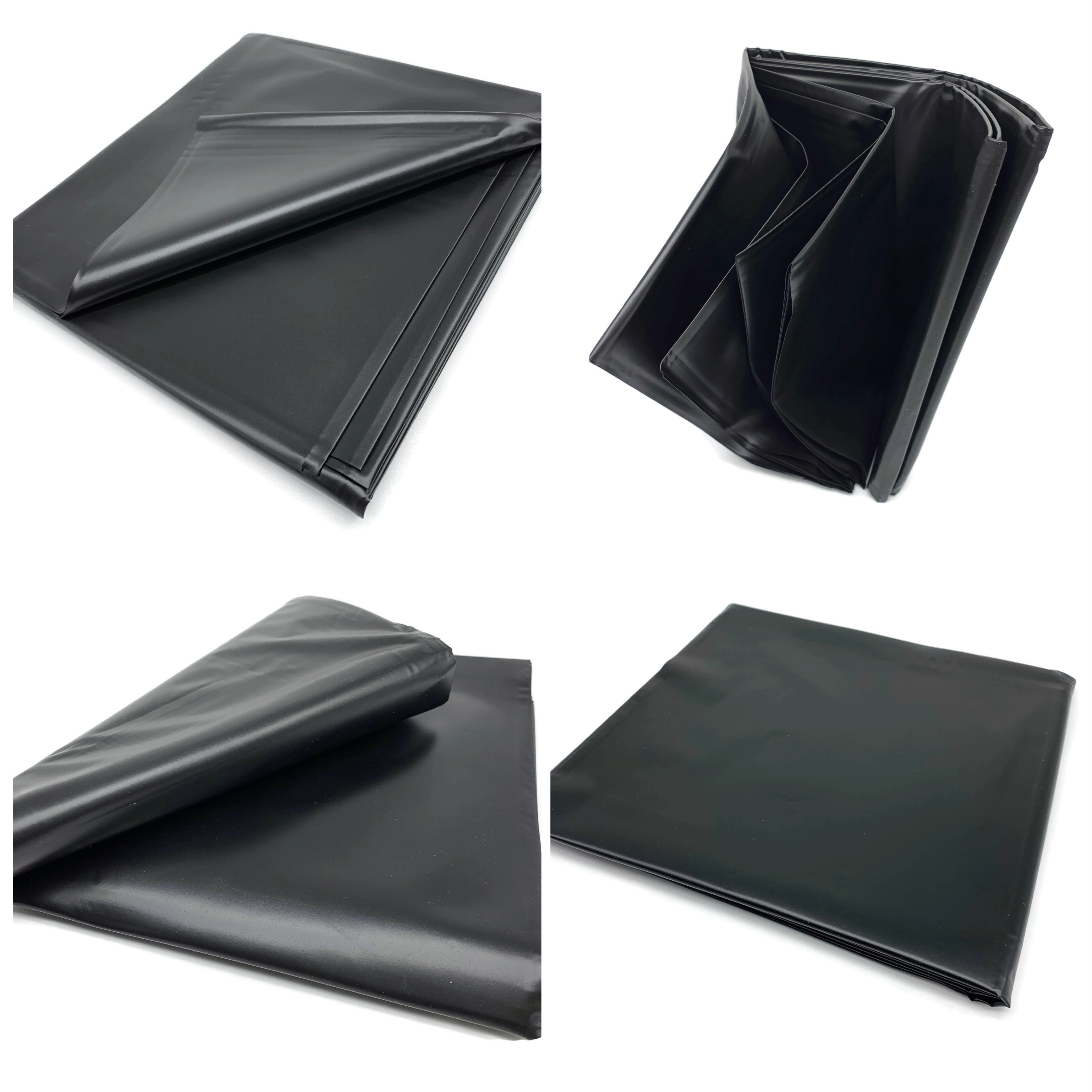 wasserdichtes Bettlaken 180x220 cm schwarz 99 Prozent Vinyl waschbar bis 30° - Vorschau 7