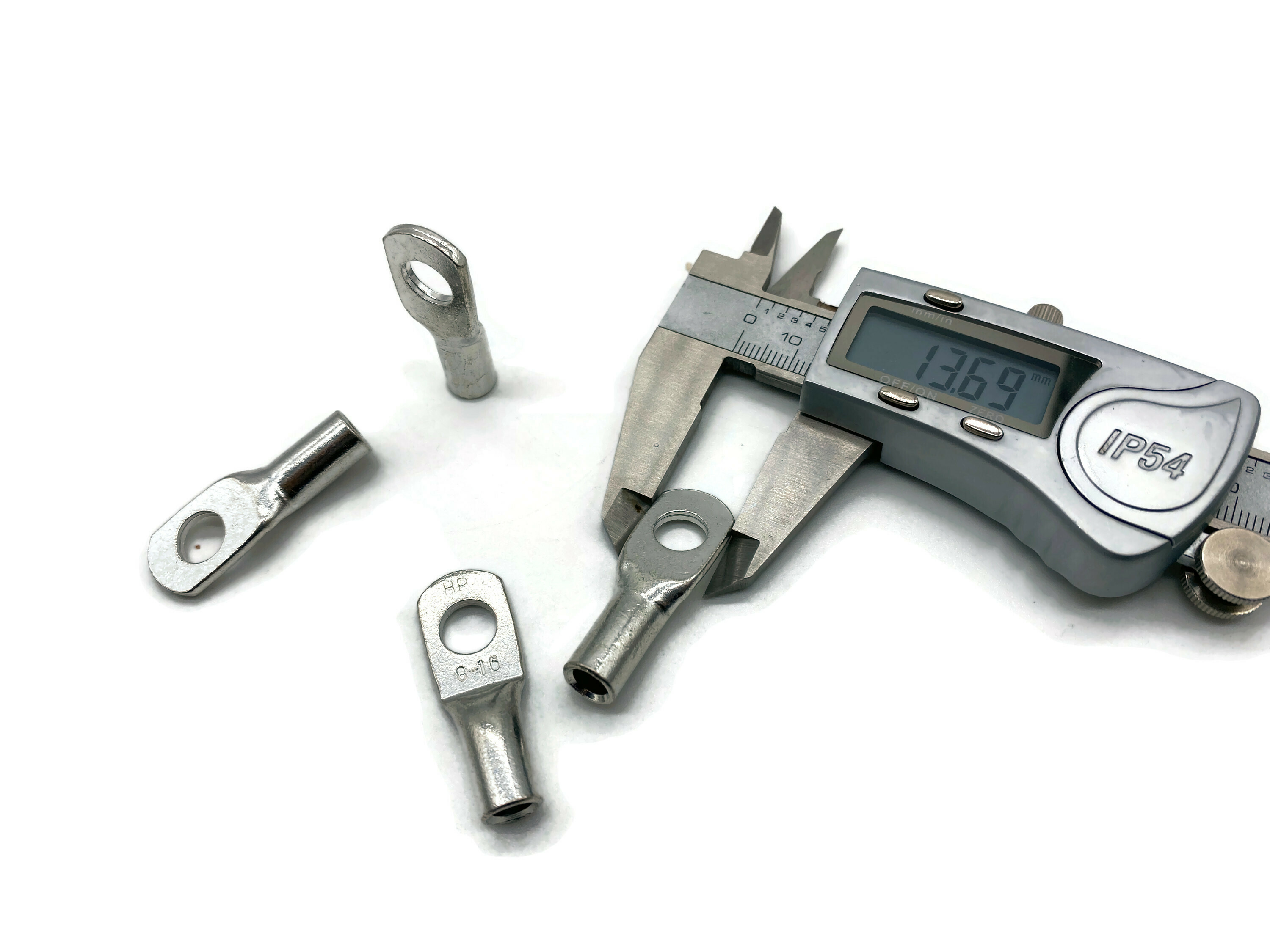 Kabelschuh 16mm² M8 4x für 16mm² Kupferkabel Schraubenöffnung 8mm für Fahrzeuge und Solar - Vorschau 3