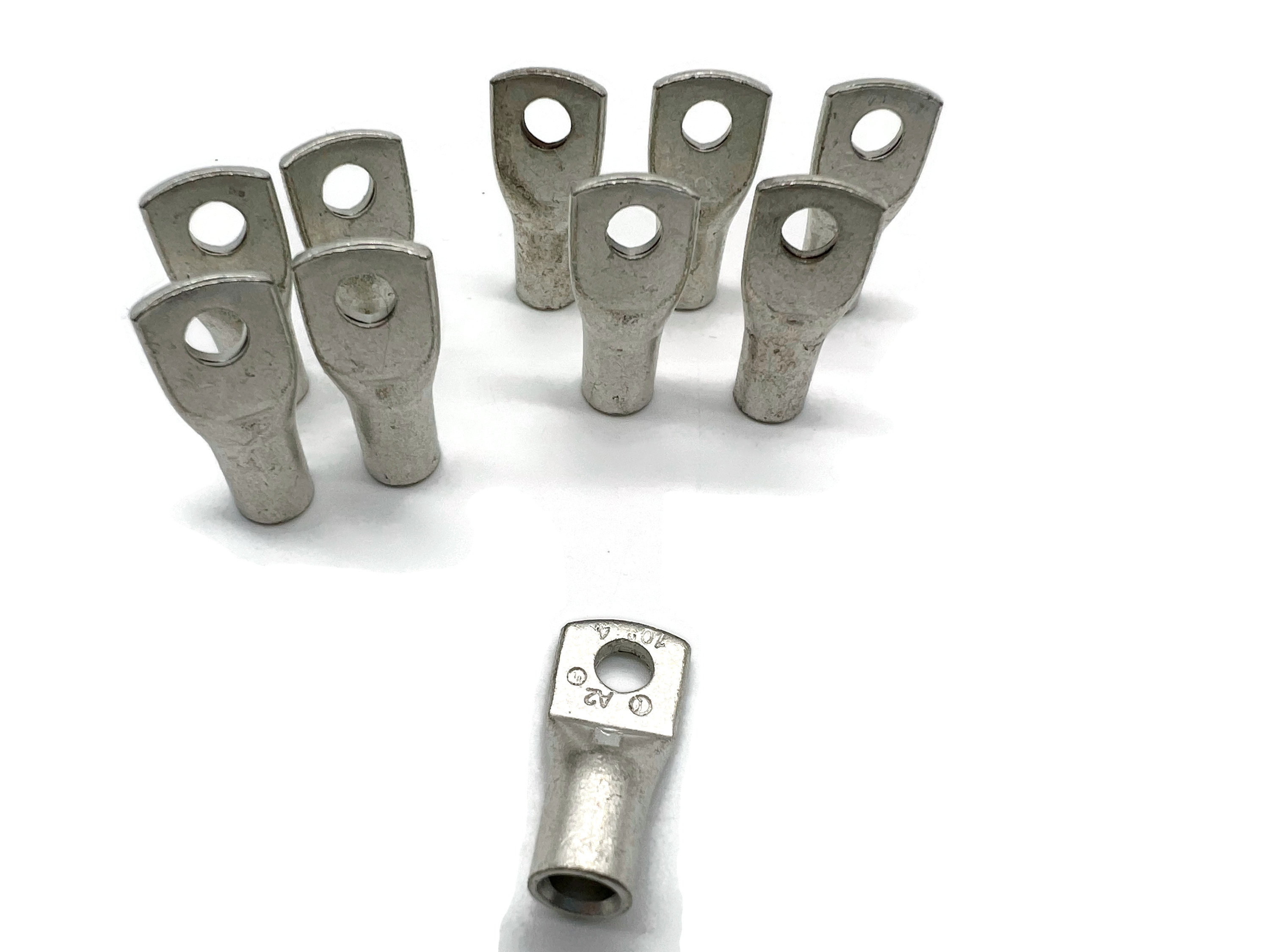 Kabelschuh 10mm2 M4 10x für Batteriekabel Schraubenöffnung 4mm unpressbar - Vorschau 3