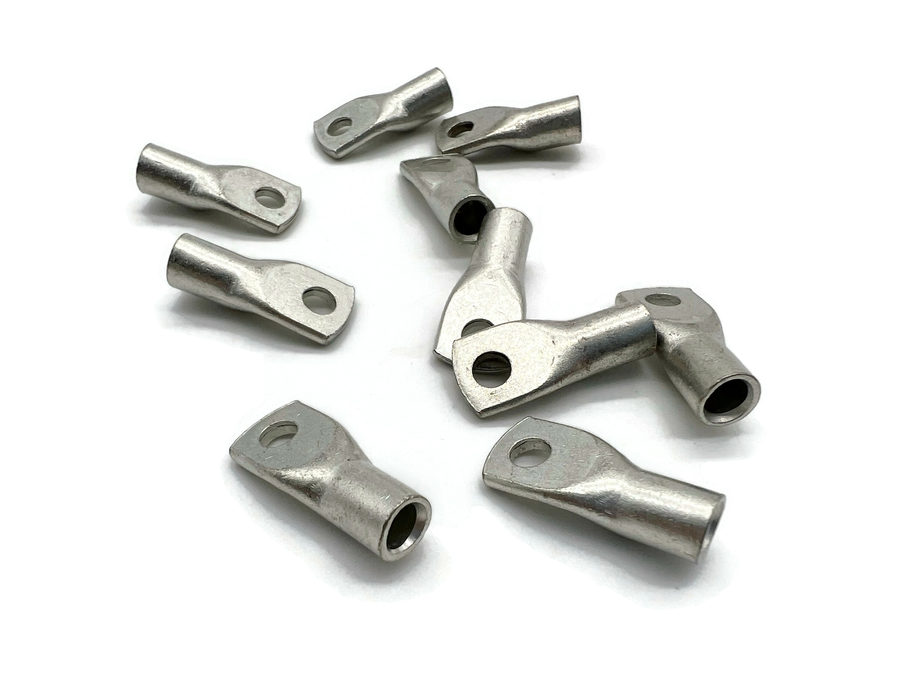 Kabelschuh 10mm2 M4 10x für Batteriekabel Schraubenöffnung 4mm unpressbar - Vorschau 4