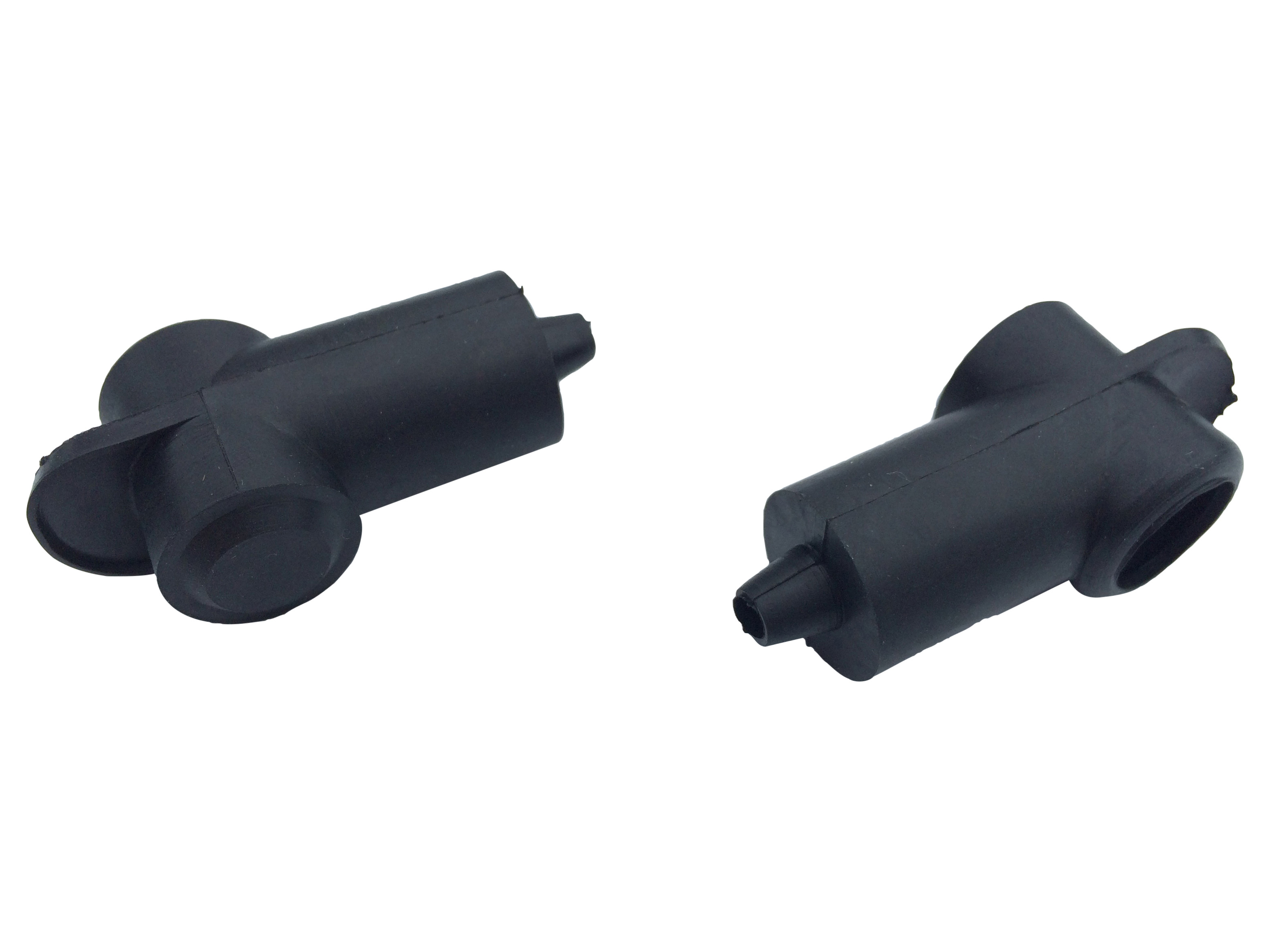 10x Kabelschutzkappen für Kabel 1,5 bis 10 mm² Kopf 12mm schwarz aus PVC - Vorschau 4