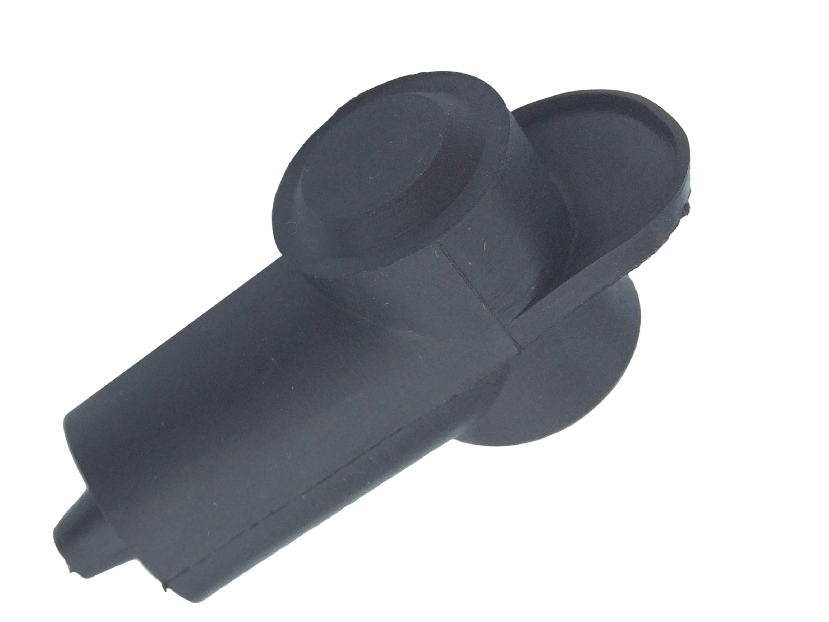 10x Kabelschutzkappen für Kabel 1,5 bis 10 mm² Kopf 12mm schwarz aus PVC - Vorschau 3