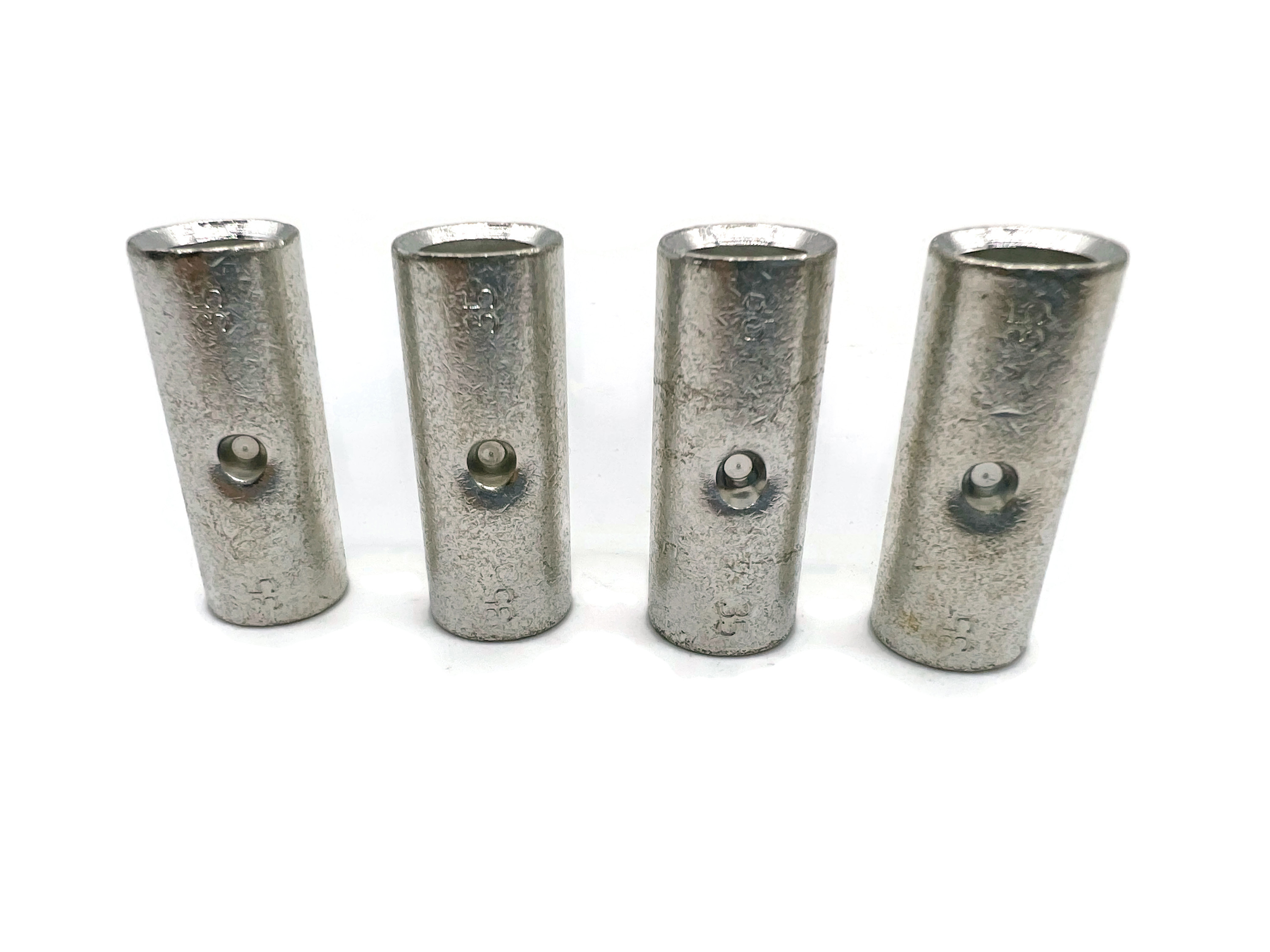 4x Stossverbinder 35mm² für Batteriekabel zum Verpressen Loten Kabelverbindungen verzinnt - Vorschau 3