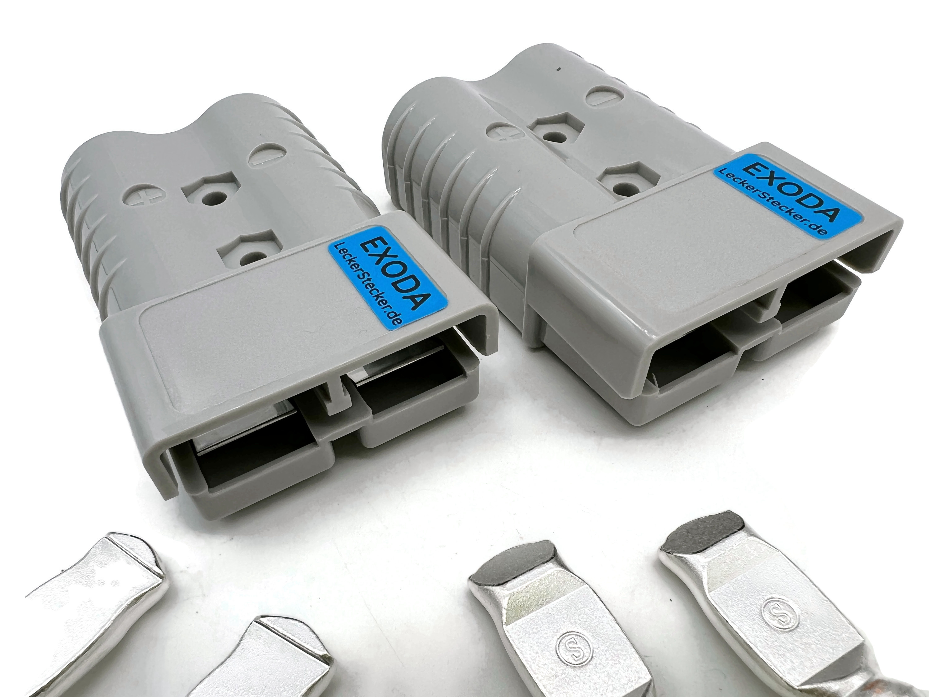 Batteriestecker 350A 70 mm2 grau Set Steckverbinder - Vorschau 2