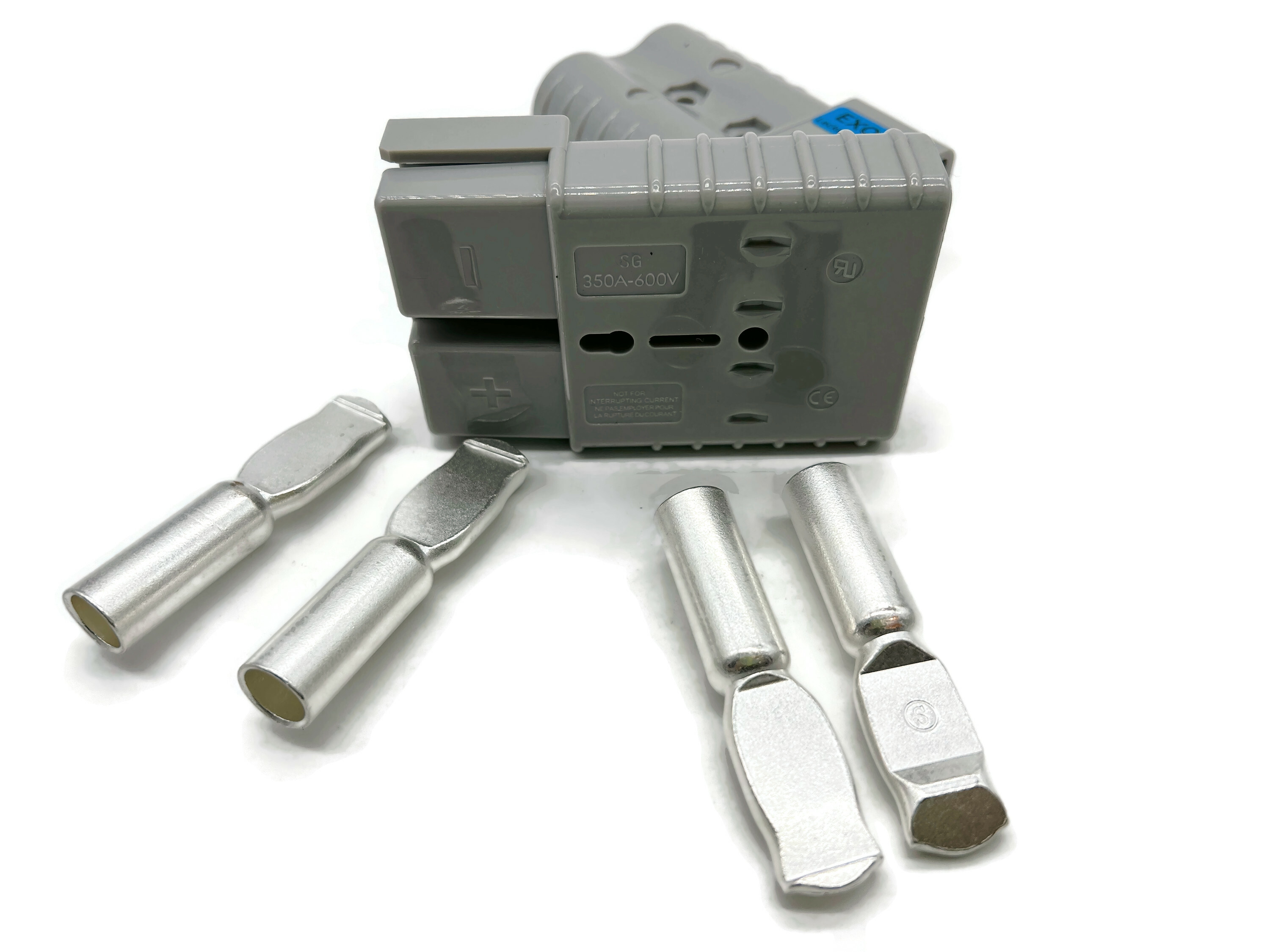 Batteriestecker 350A 70 mm2 grau Set Steckverbinder - Vorschau 5
