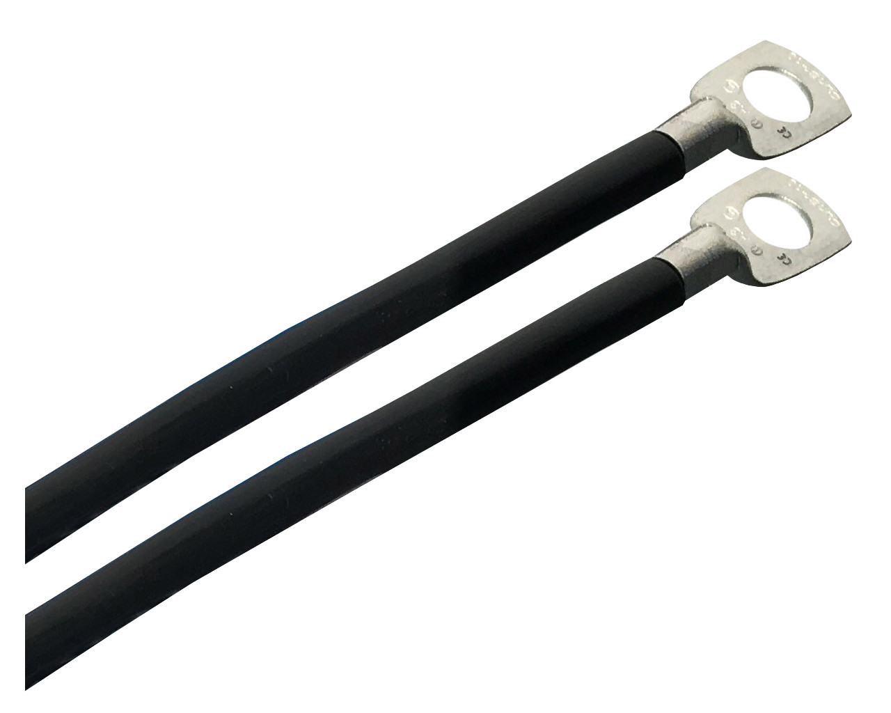 Batteriekabel 25 mm² 1,50m mit Kabelschuhen M10 Schwarz - Vorschau 3