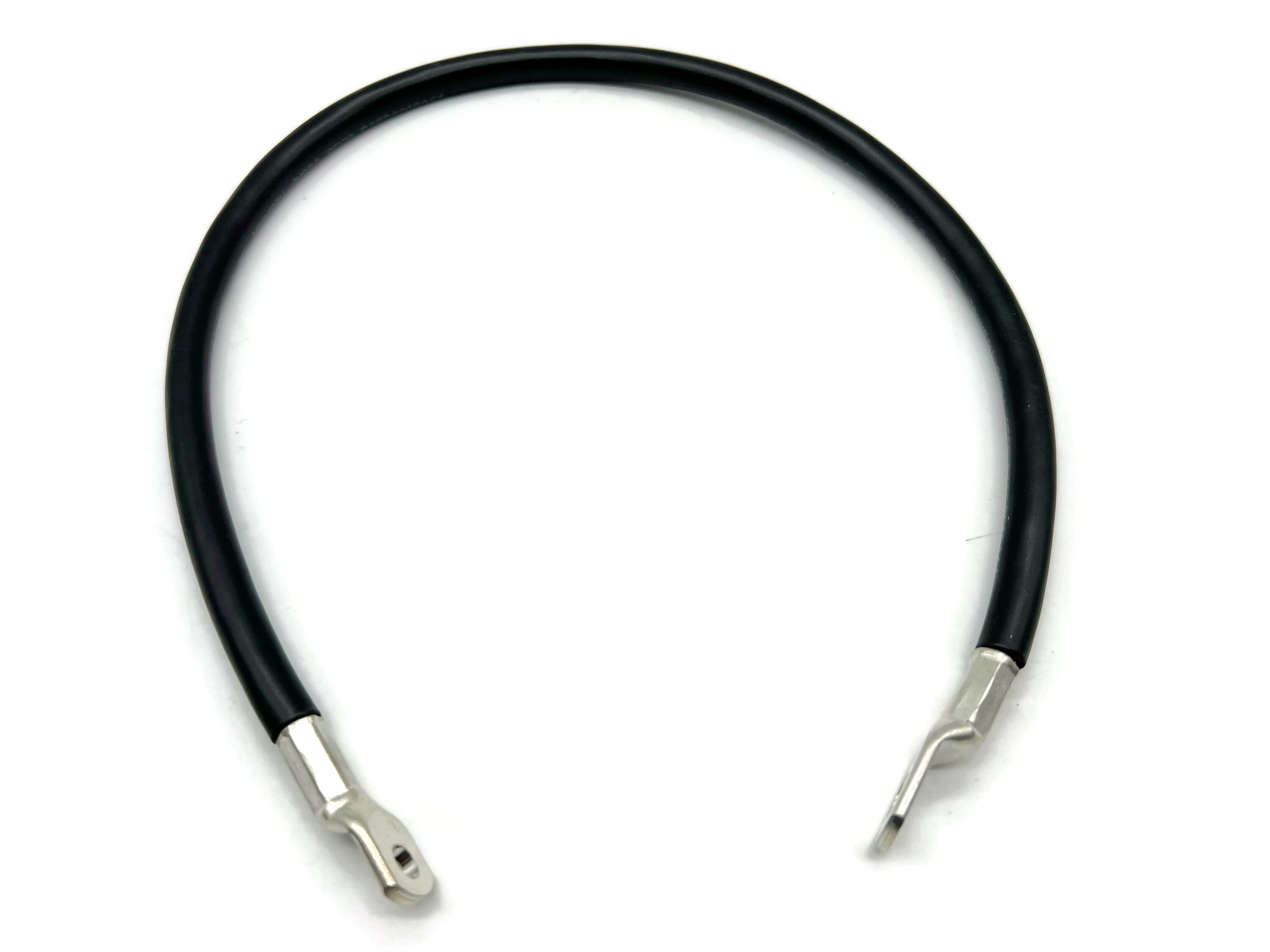 Batteriekabel 25 mm² 50cm M6 M8 Schwarz flexibel 99 Prozent Kupfer für KFZ Boot Motorrad - Vorschau 5
