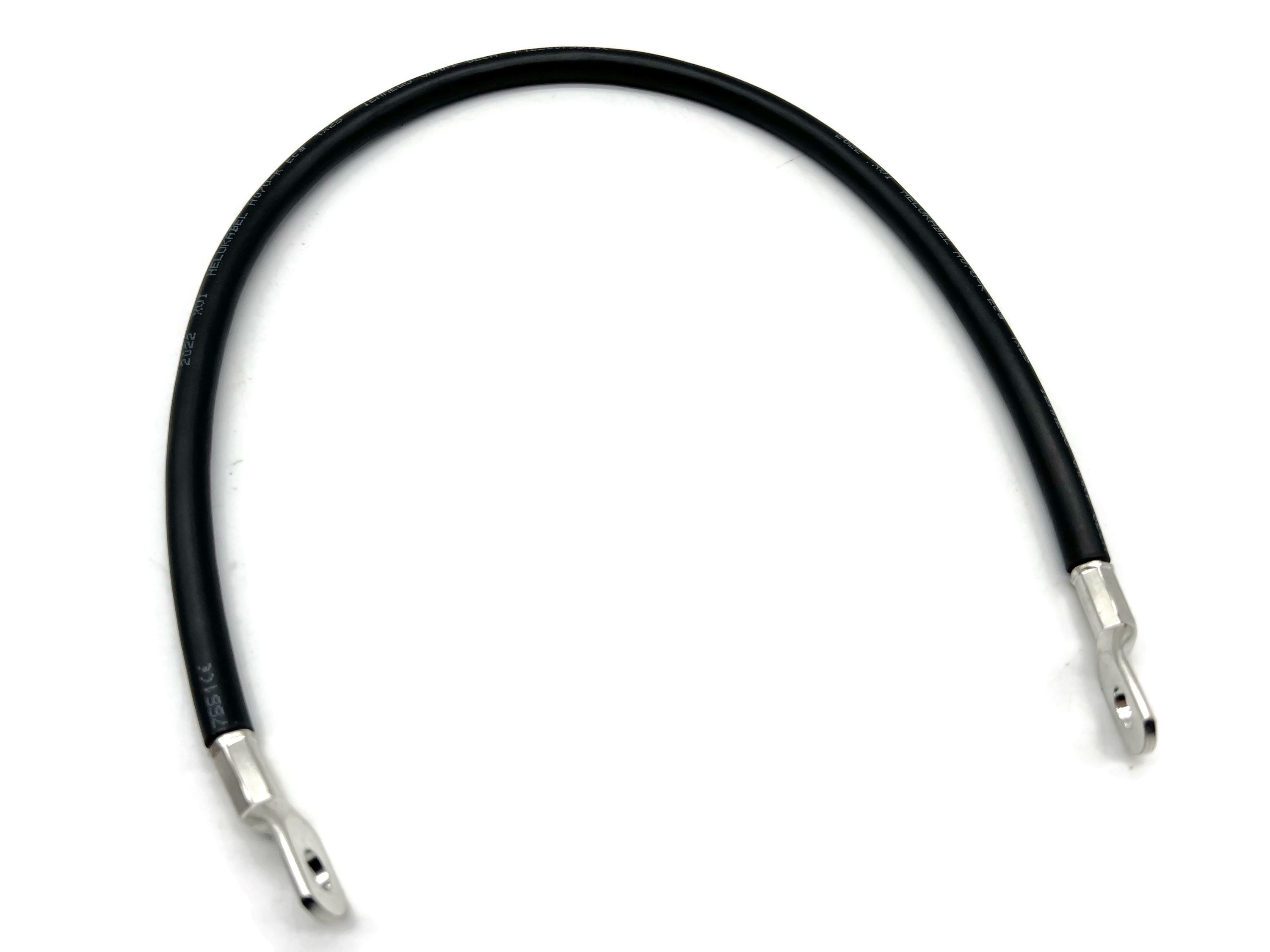 Batteriekabel 25 mm² 50cm M8 Schwarz für 12V Fahrzeuge Auto Boot Motorrad hochwertig gefertigt - Vorschau 5