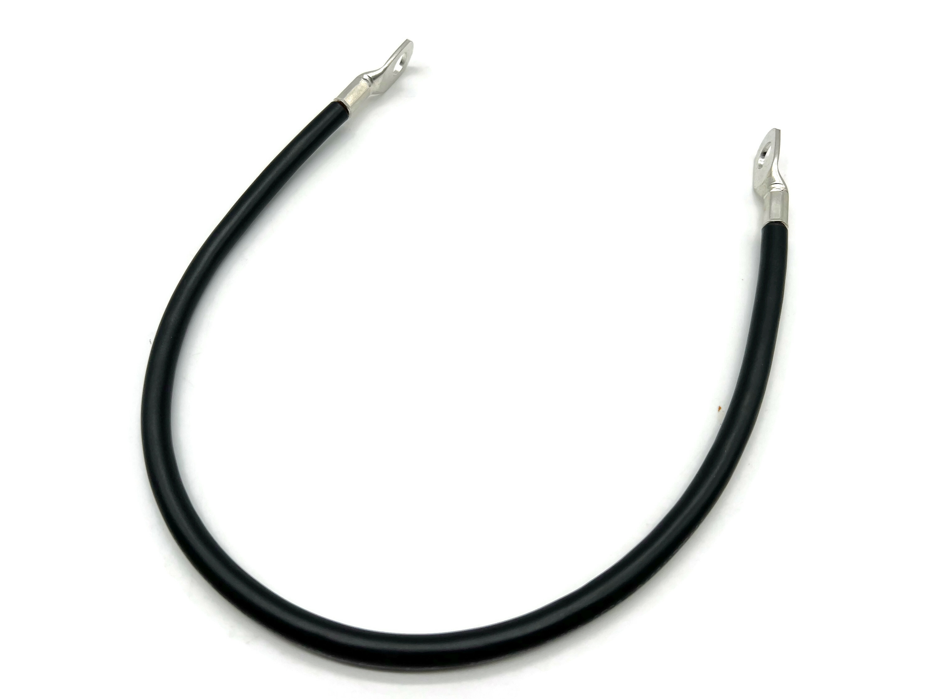 Batteriekabel 25 mm² 50cm mit M10 Kabelschuhen Schwarz hohe Materialqualität - Vorschau 5