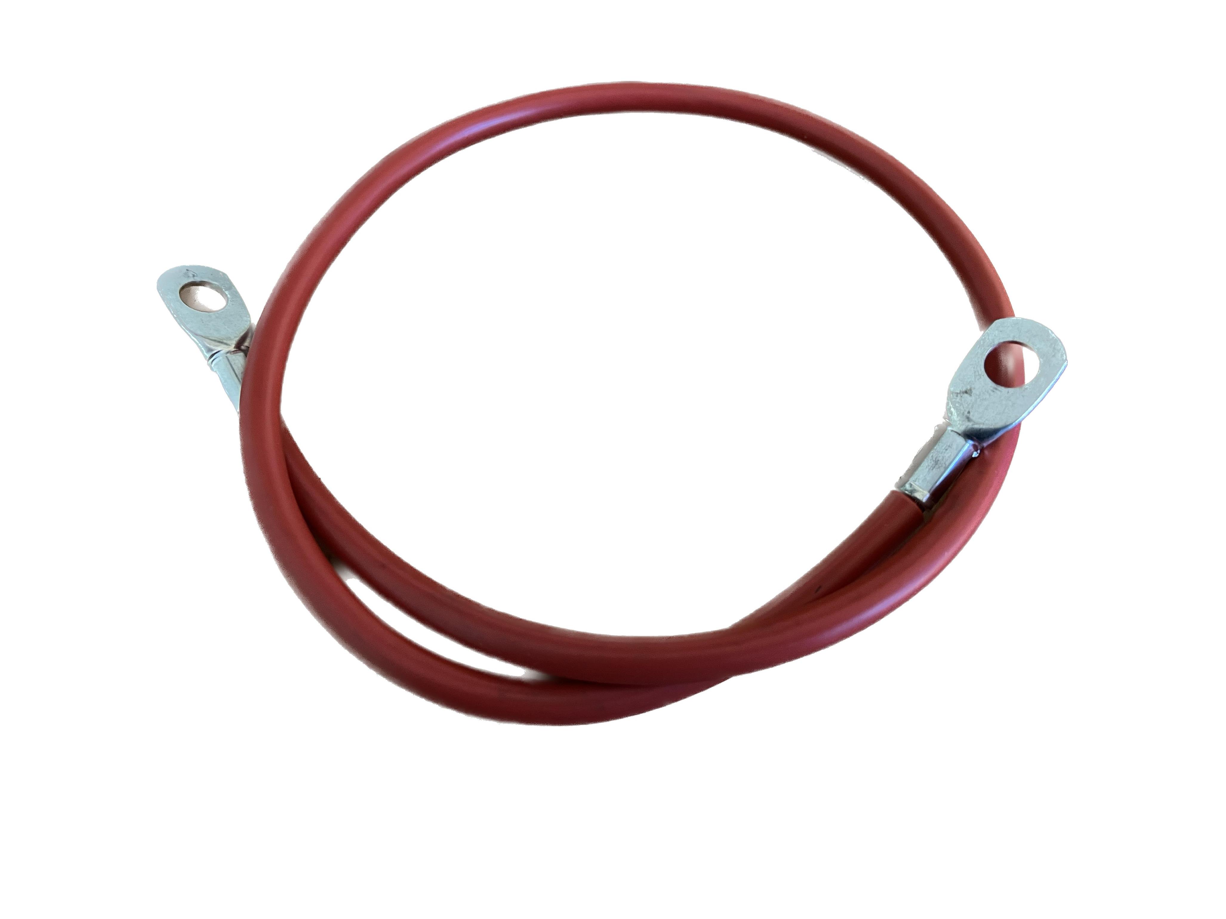 Batteriekabel 25 mm² 50cm mit Kabelschuhen M10 Rot - Vorschau 5