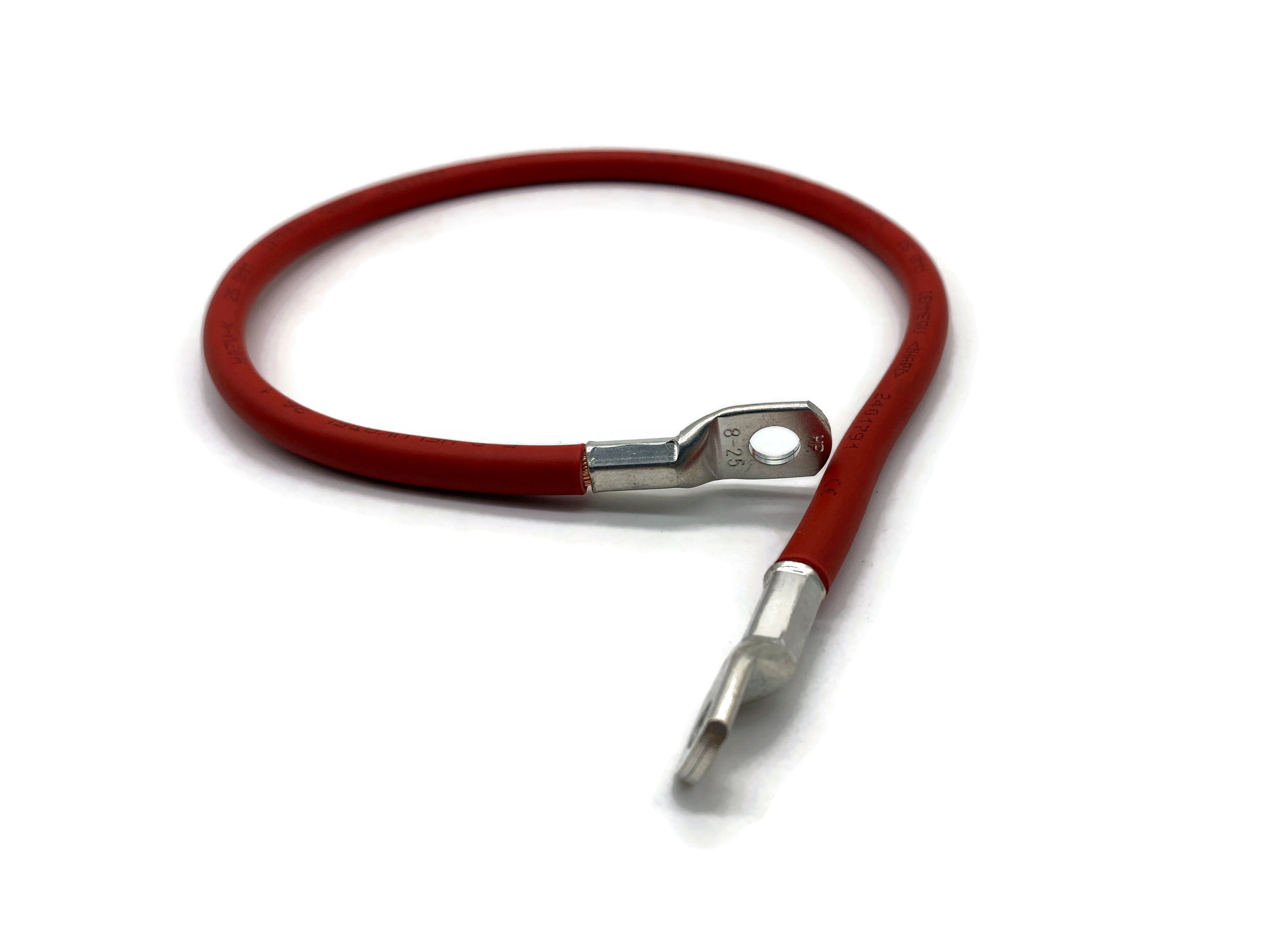 Batteriekabel 25 mm² 50cm M6 M8 Rot für effiziente Stromübertragung Hitzebeständig bis 70 Grad - Vorschau 2