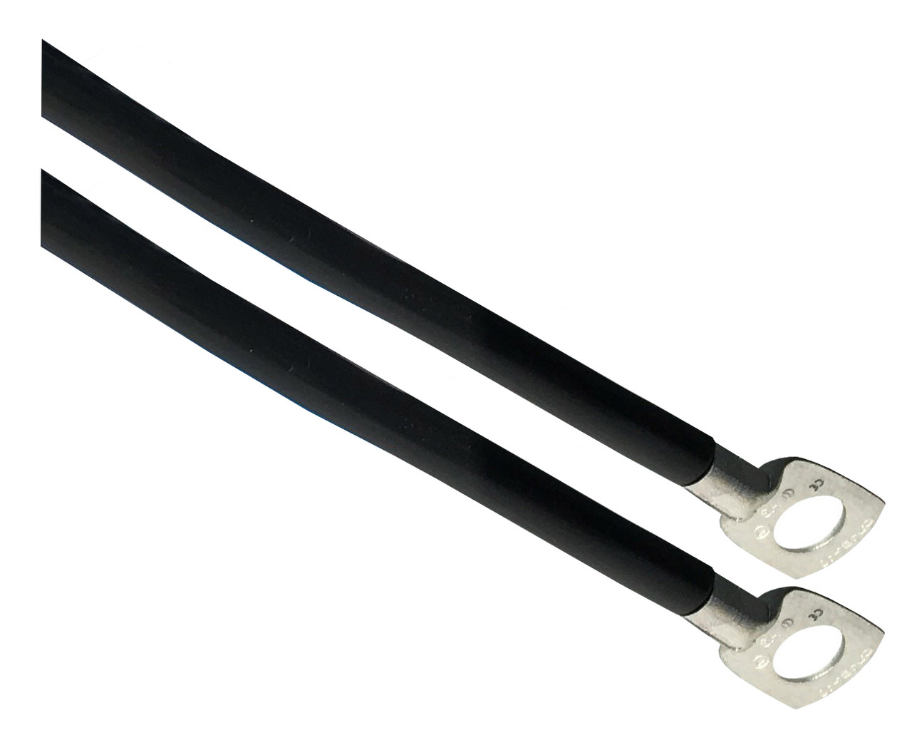 Batteriekabel 16 mm² 1,8m Kabelschuhe M6 und M10 Schwarz - Vorschau 7