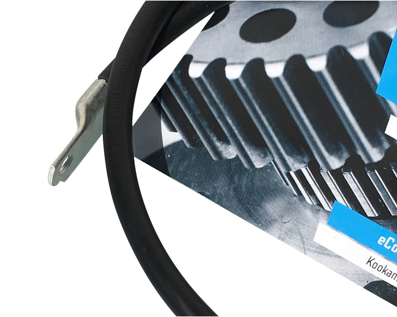 Batteriekabel 16 mm² 1,8m Kabelschuhe M6 und M10 Schwarz - Vorschau 2