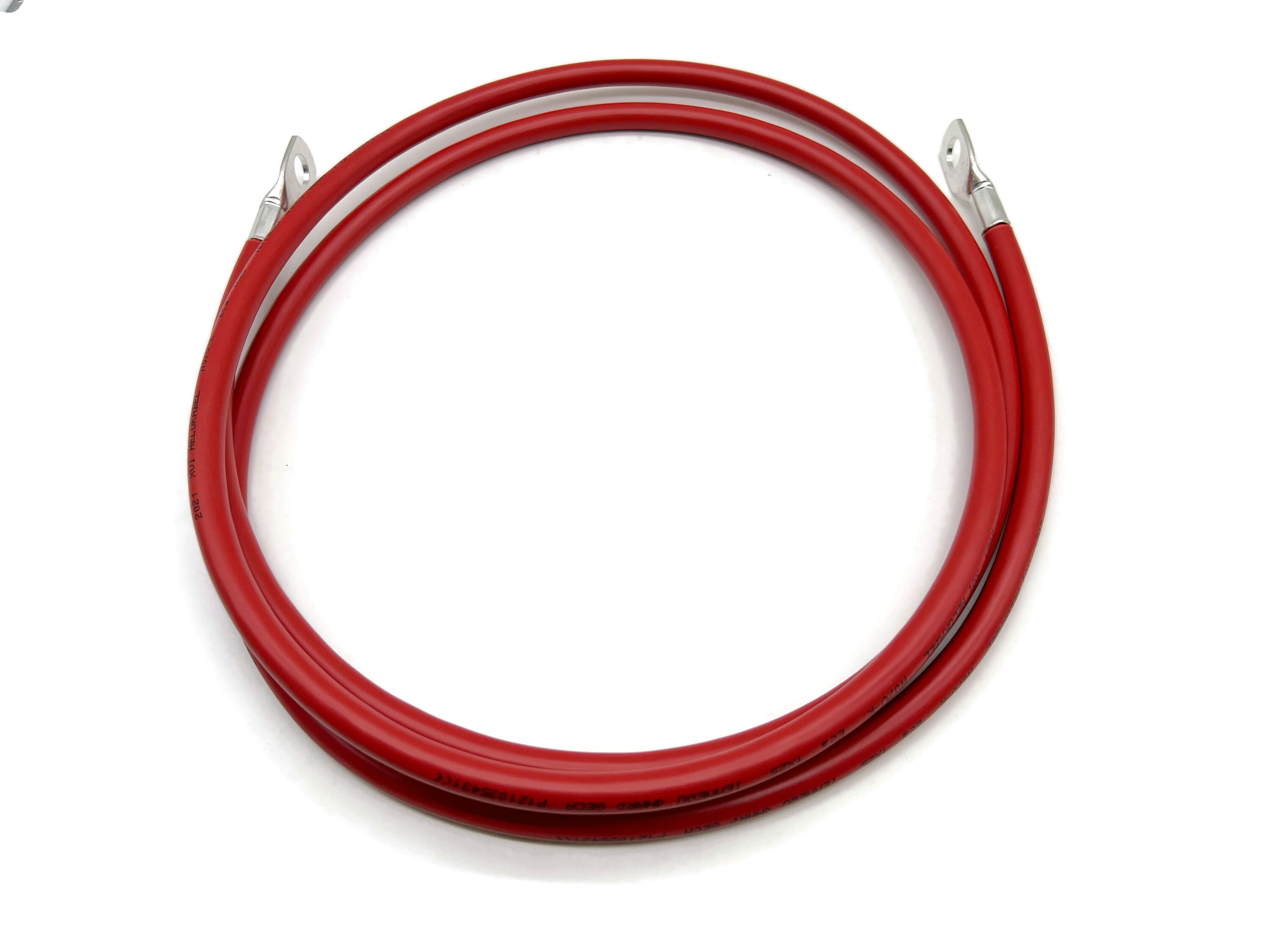 Batteriekabel 25 mm² 200cm M10 Rot für KFZ Motorrad Boot 1008 Watt 12V flexibles Kabel - Vorschau 5