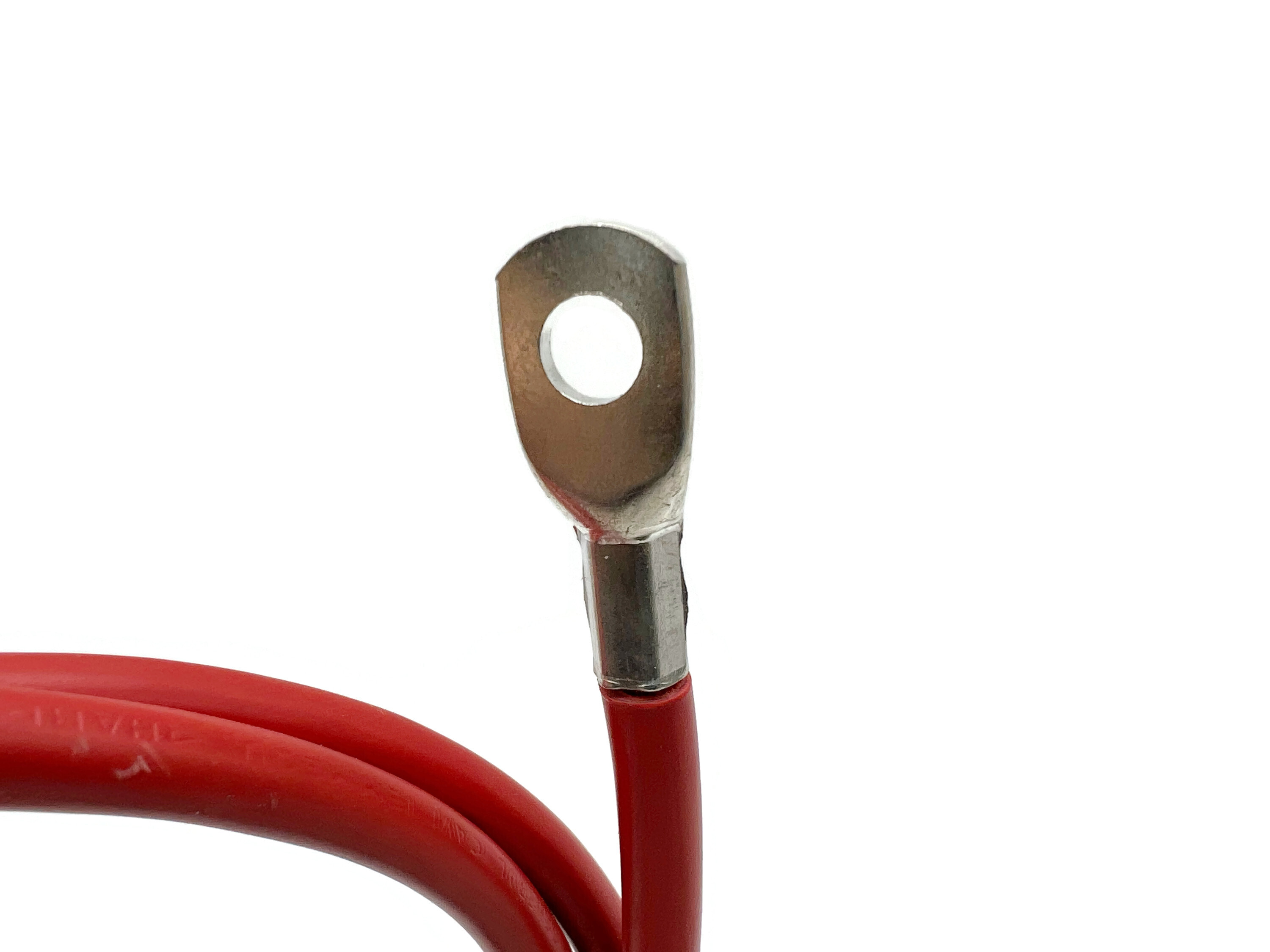 Batteriekabel 25 mm² 150cm M8 Rot flexibel langlebig 99 Prozent Kupferanteil H07VK - Vorschau 4
