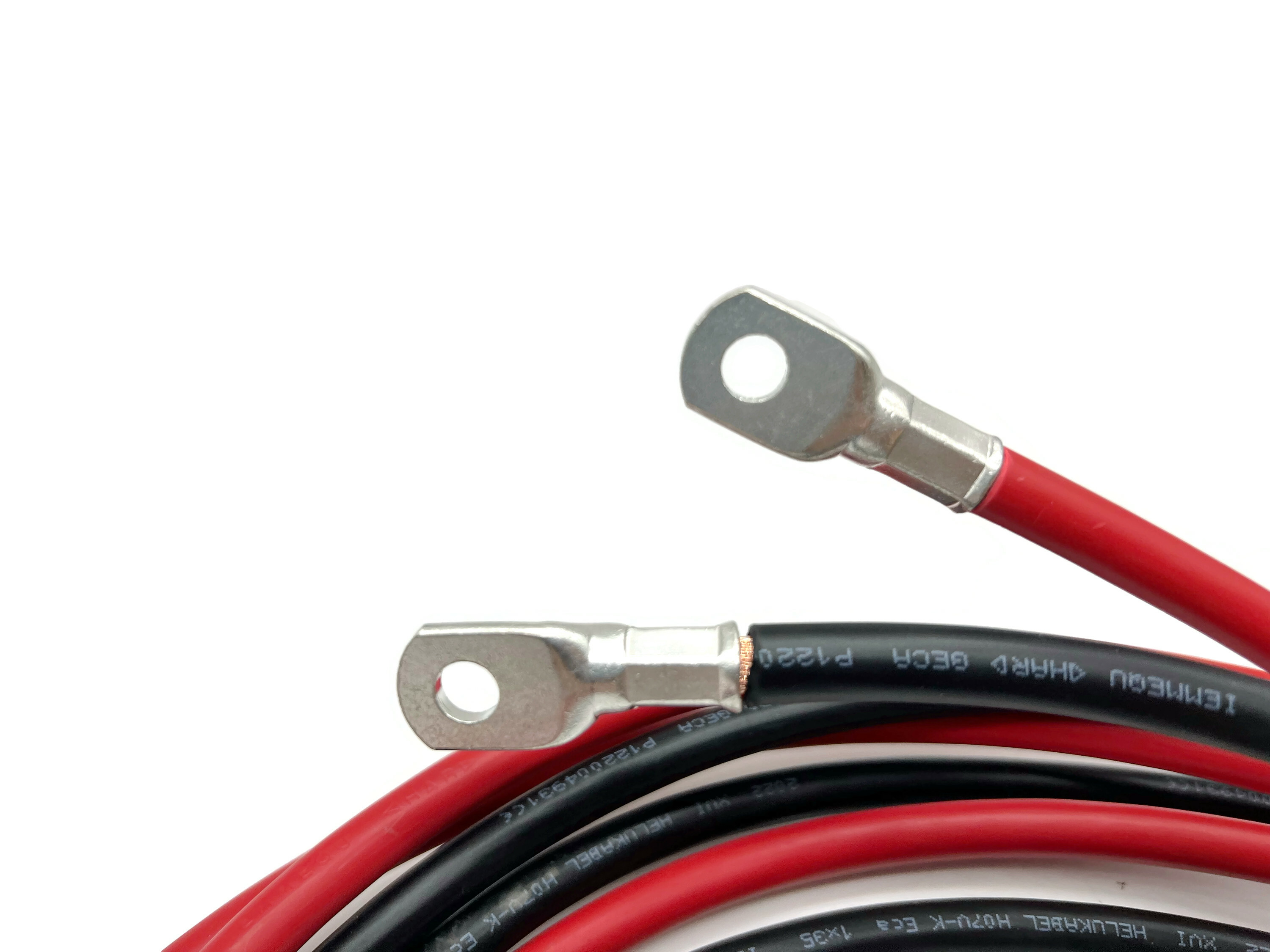 Batteriekabel Set 35 mm² 300cm M8 Rot Schwarz für Auto Boot Motorrad flexibles Design - Vorschau 4
