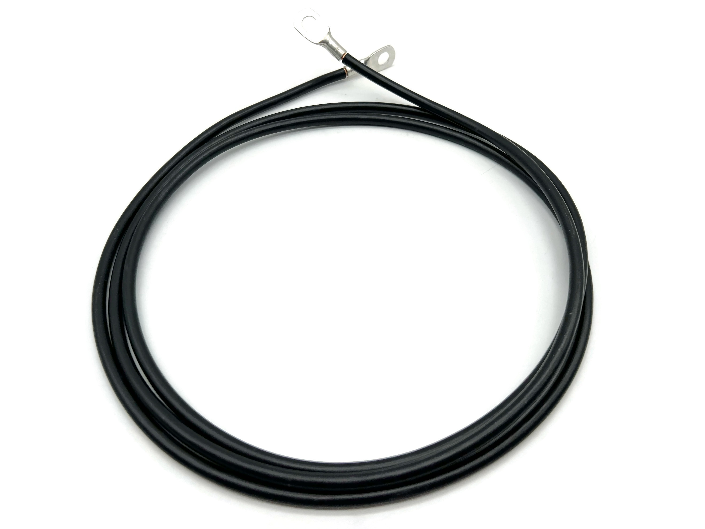 Batteriekabel 10 mm² 200cm M8 Schwarz für flexiblen Einsatz im Auto Boot Motorrad - Vorschau 4