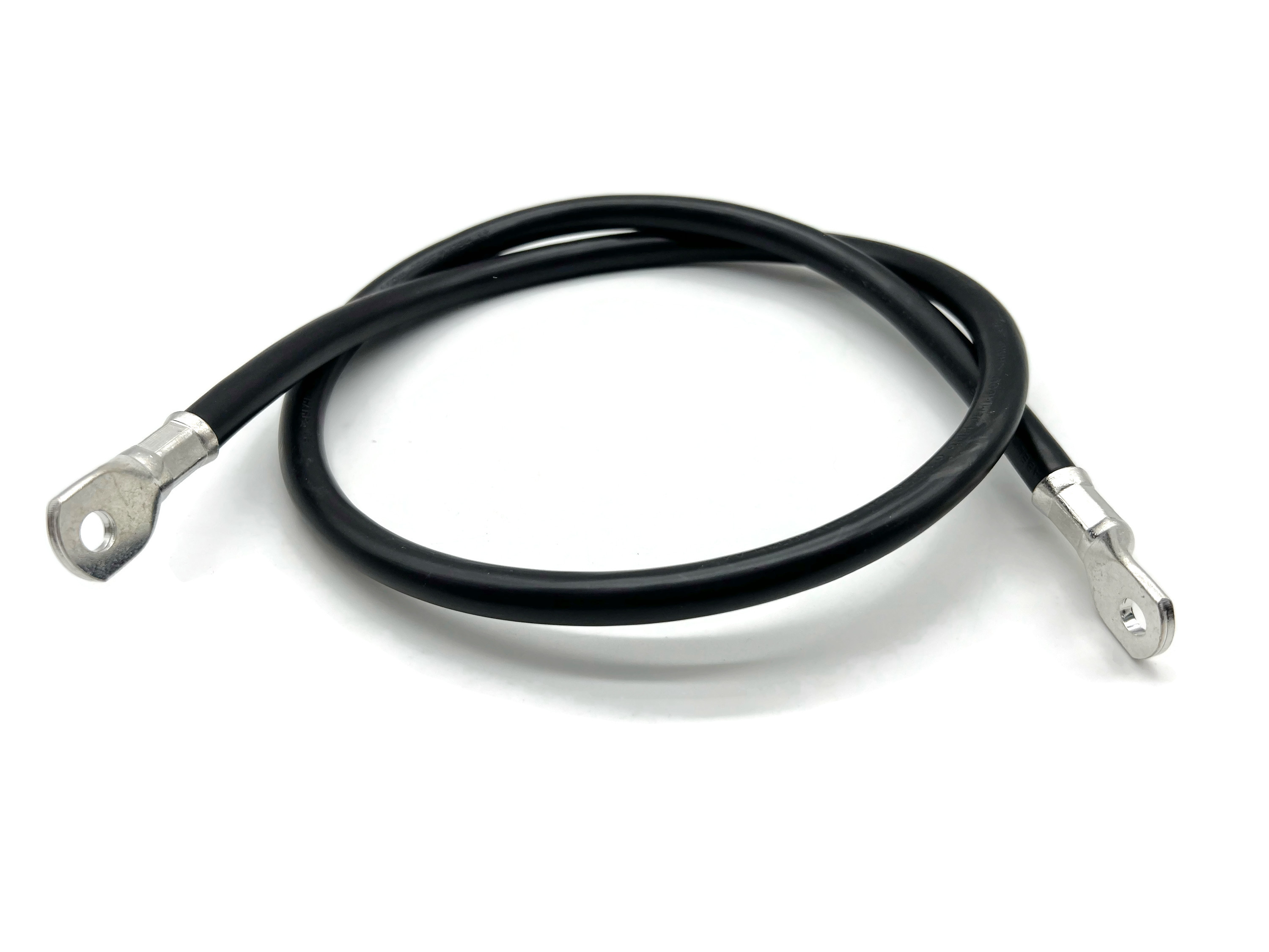 Batteriekabel 50 mm² 100cm M8 Kabelschuhe Schwarz Hochwertiges Stromkabel 4032 Watt 336A - Vorschau 3