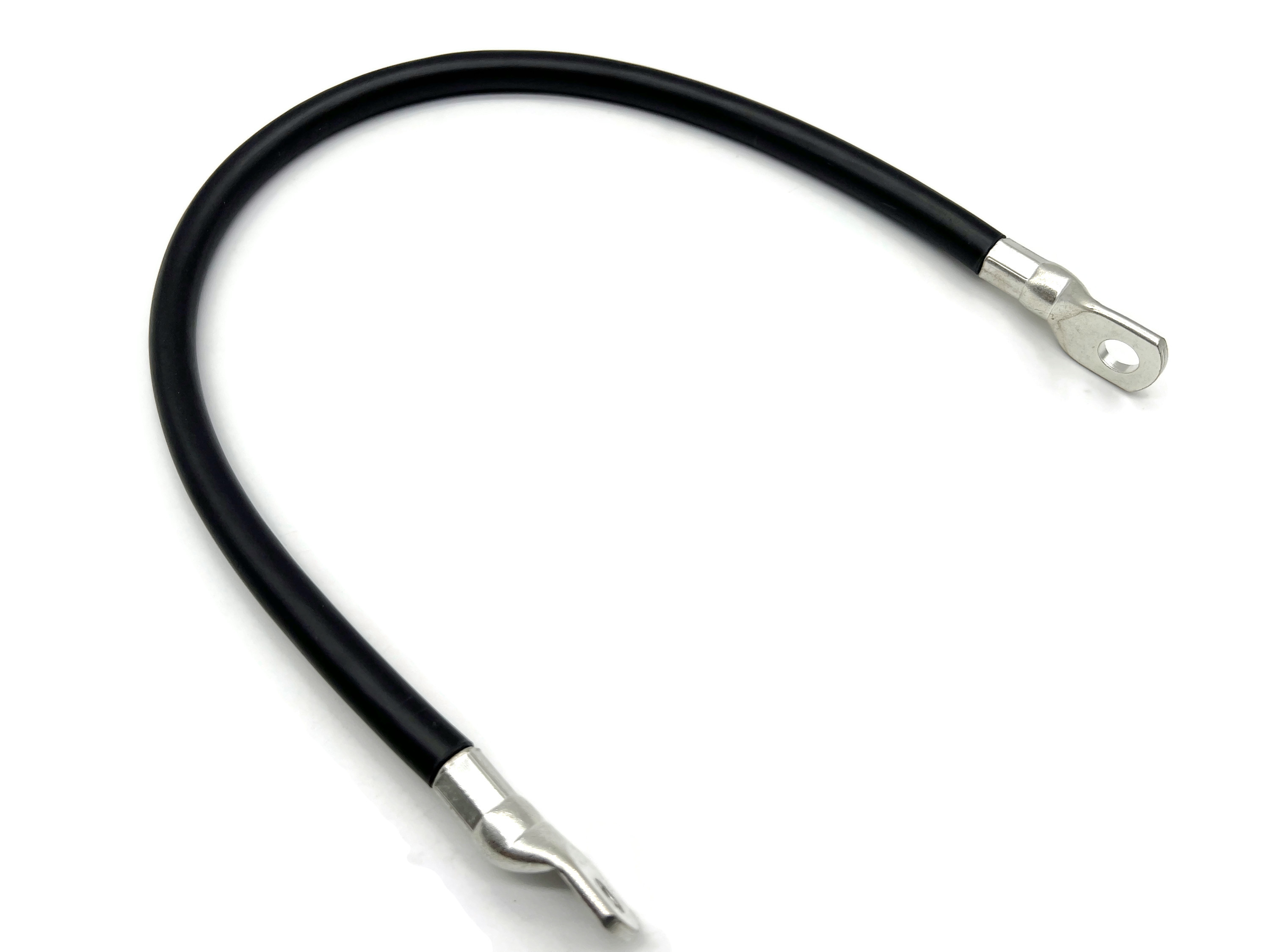 Batteriekabel schwarz 50 mm² 50cm mit M8 und M10 Kabelschuh für Stromverbindungen in Fahrzeugen - Vorschau 5
