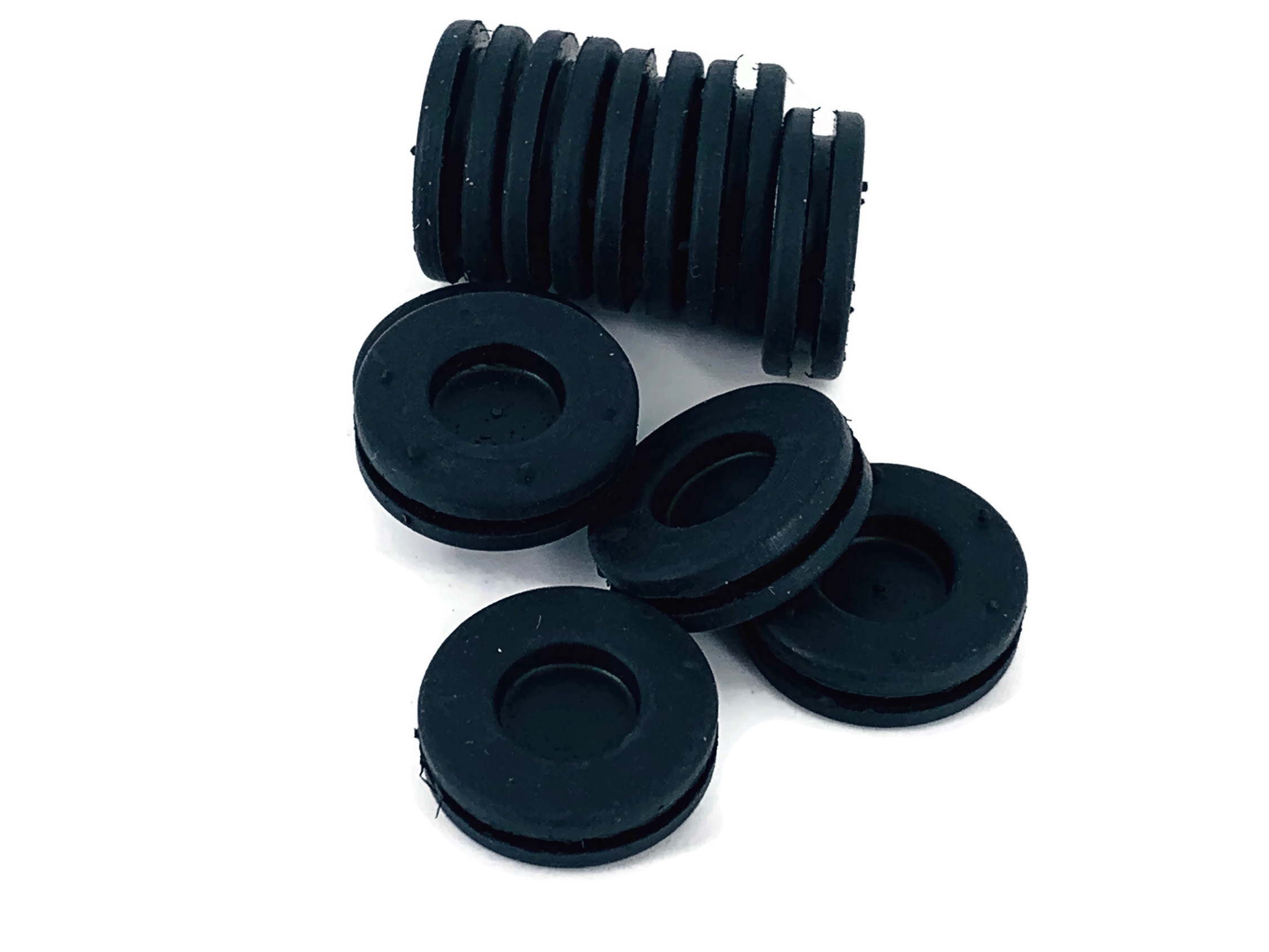 Kabeltülle 11mm geschlossen Gummi Kabeldurchführung 10 Stück für sicheren Kabelschutz - Vorschau 3