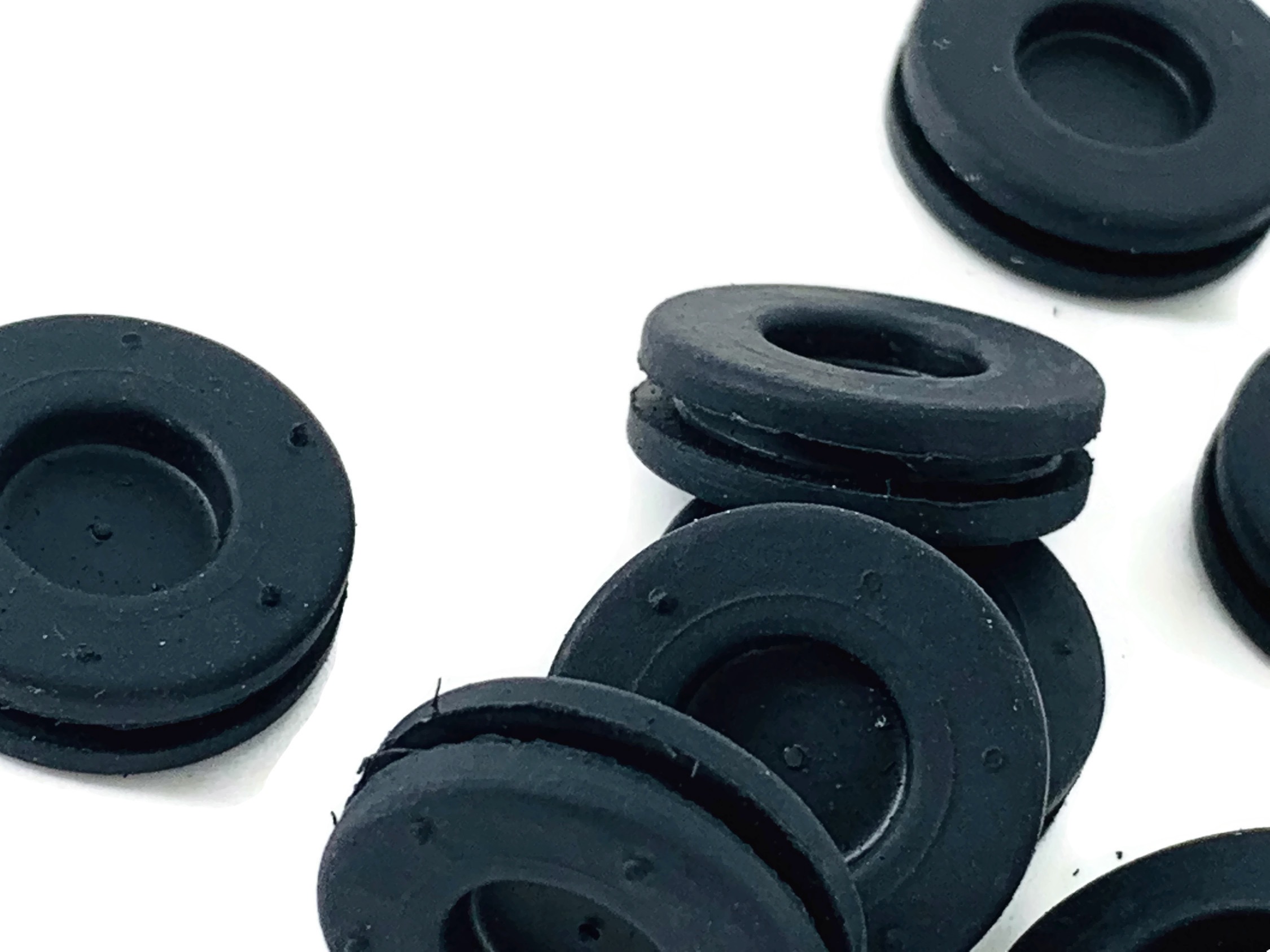 Kabeltülle 11mm geschlossen Gummi Kabeldurchführung 10 Stück für sicheren Kabelschutz - Vorschau 6