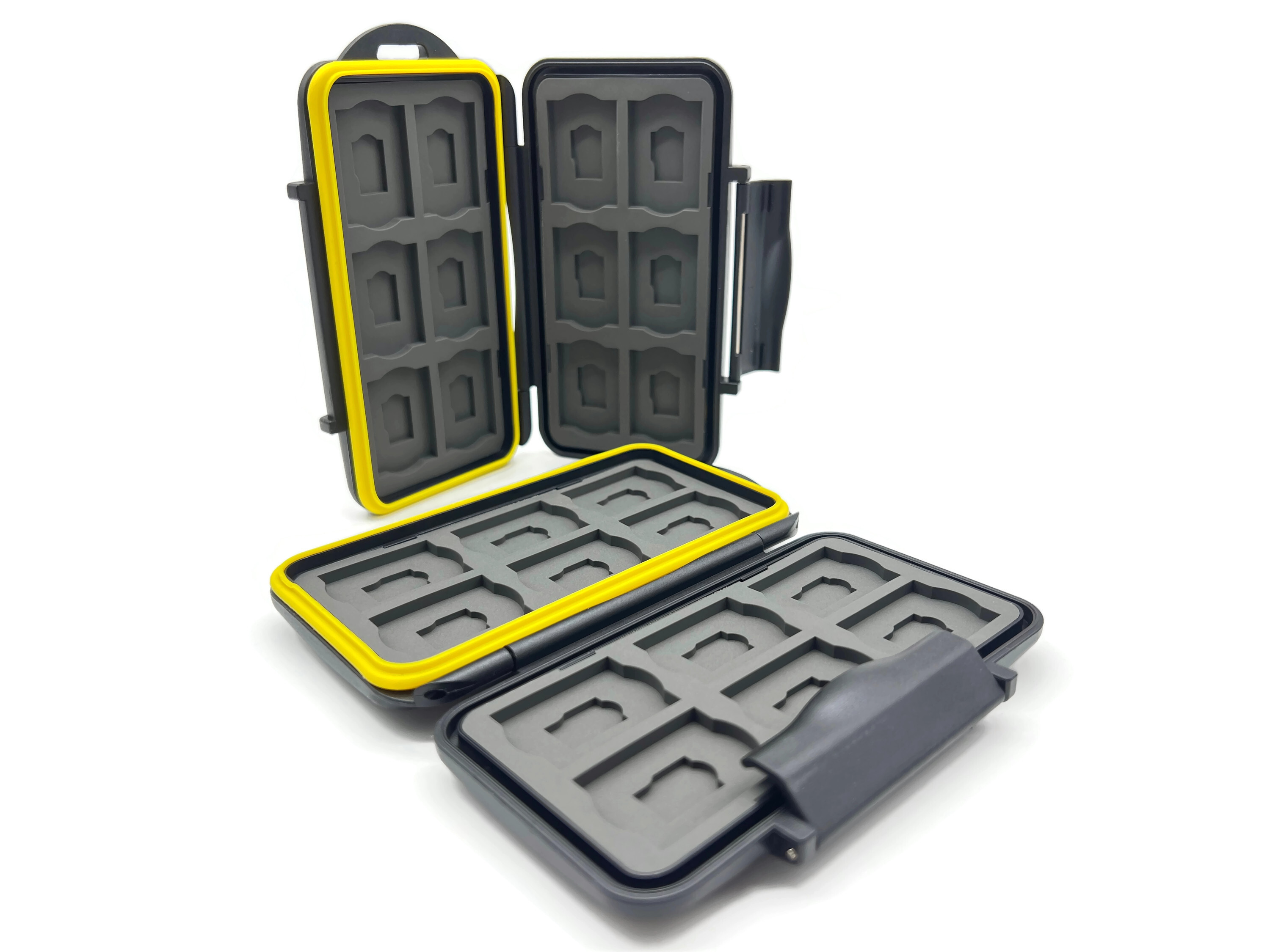 2x JJC Multi Memory Card Case MC-SDMSD24 Speicherkarten Schutzbox für 12 Stück SDHC