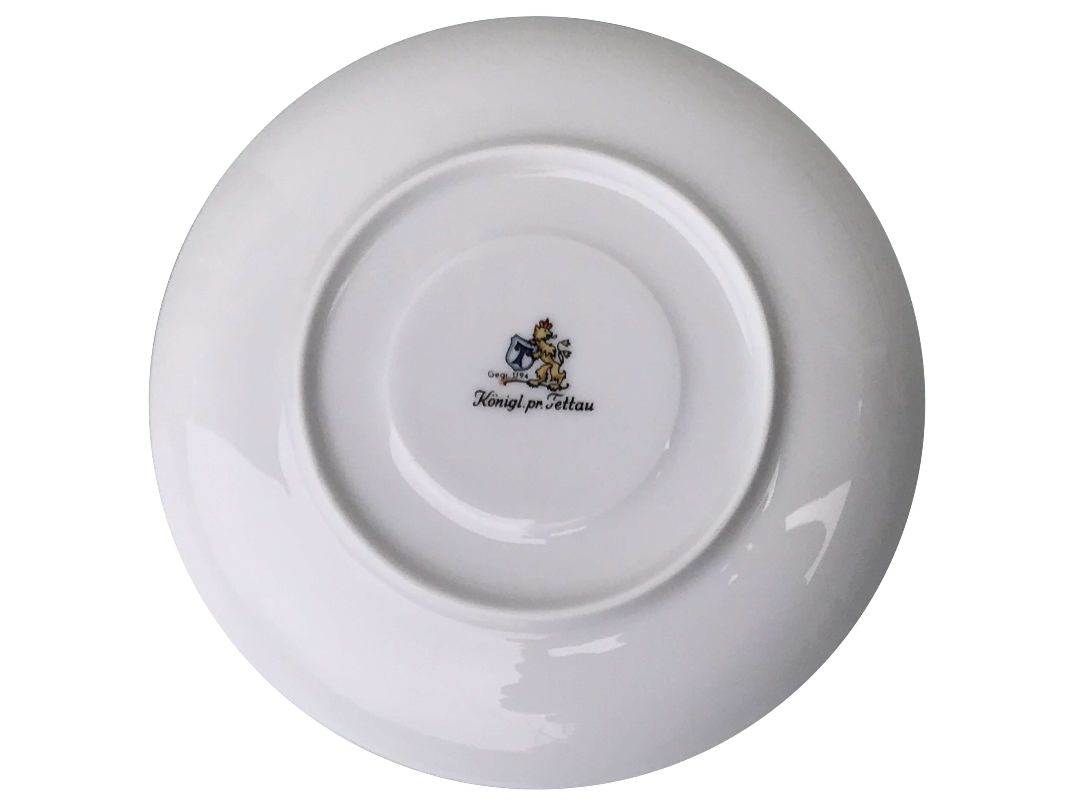 ###Untertasse 14,5 cm TET Iphigenie Uni 3 kratzfest aus Porzellan### - Vorschau 2