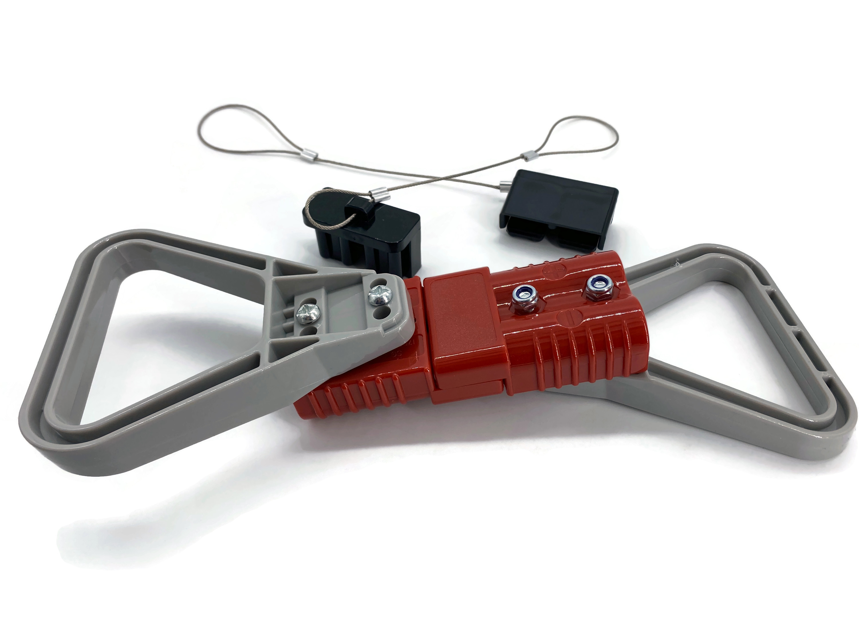 Batteriestecker 175A 25 mm2 rot Vollset Steckverbinder - Vorschau 5