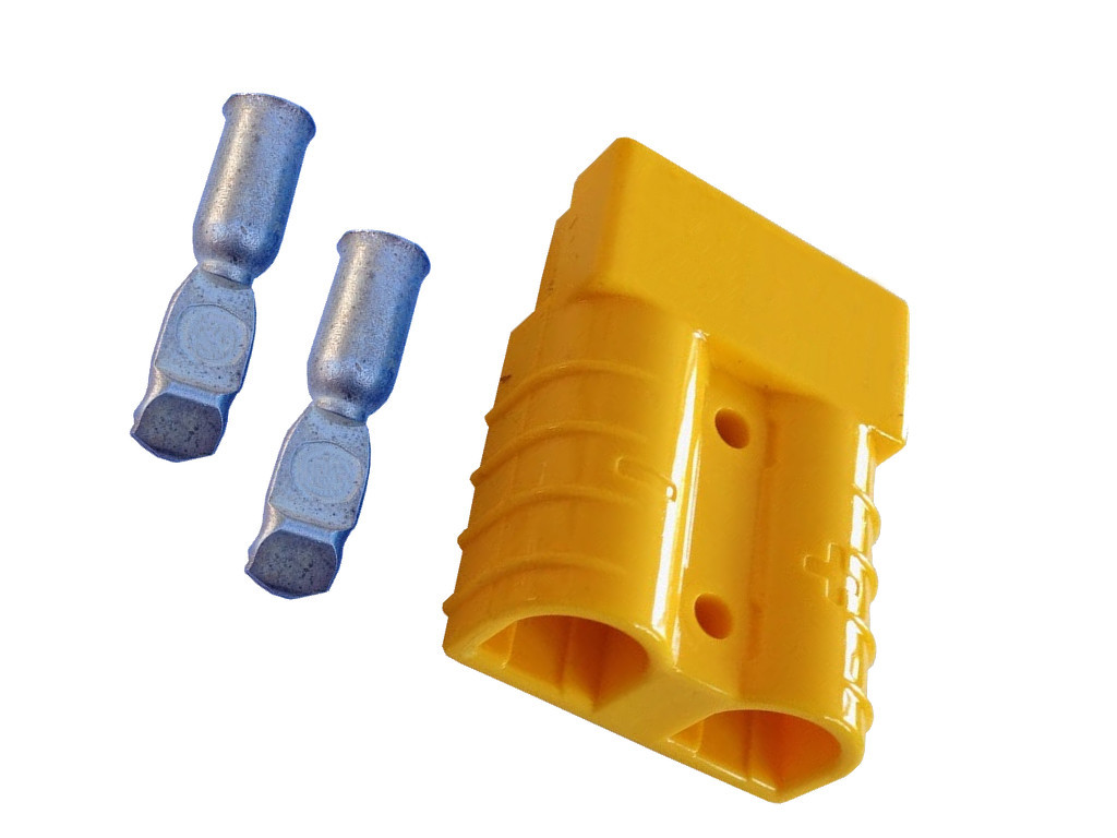 Batterie Stecker 175A 35 mm2 gelb Set Steckverbinder für Gabelstapler Kabel - Vorschau 7