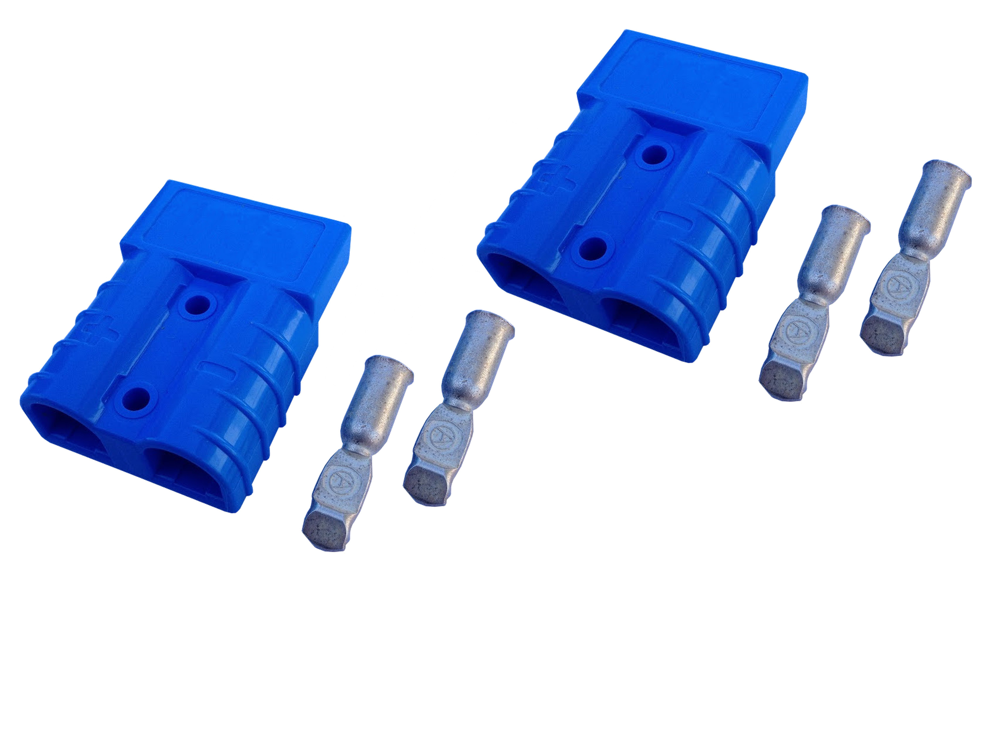 Batteriestecker 175A 16 mm2 blau Set Steckverbinder