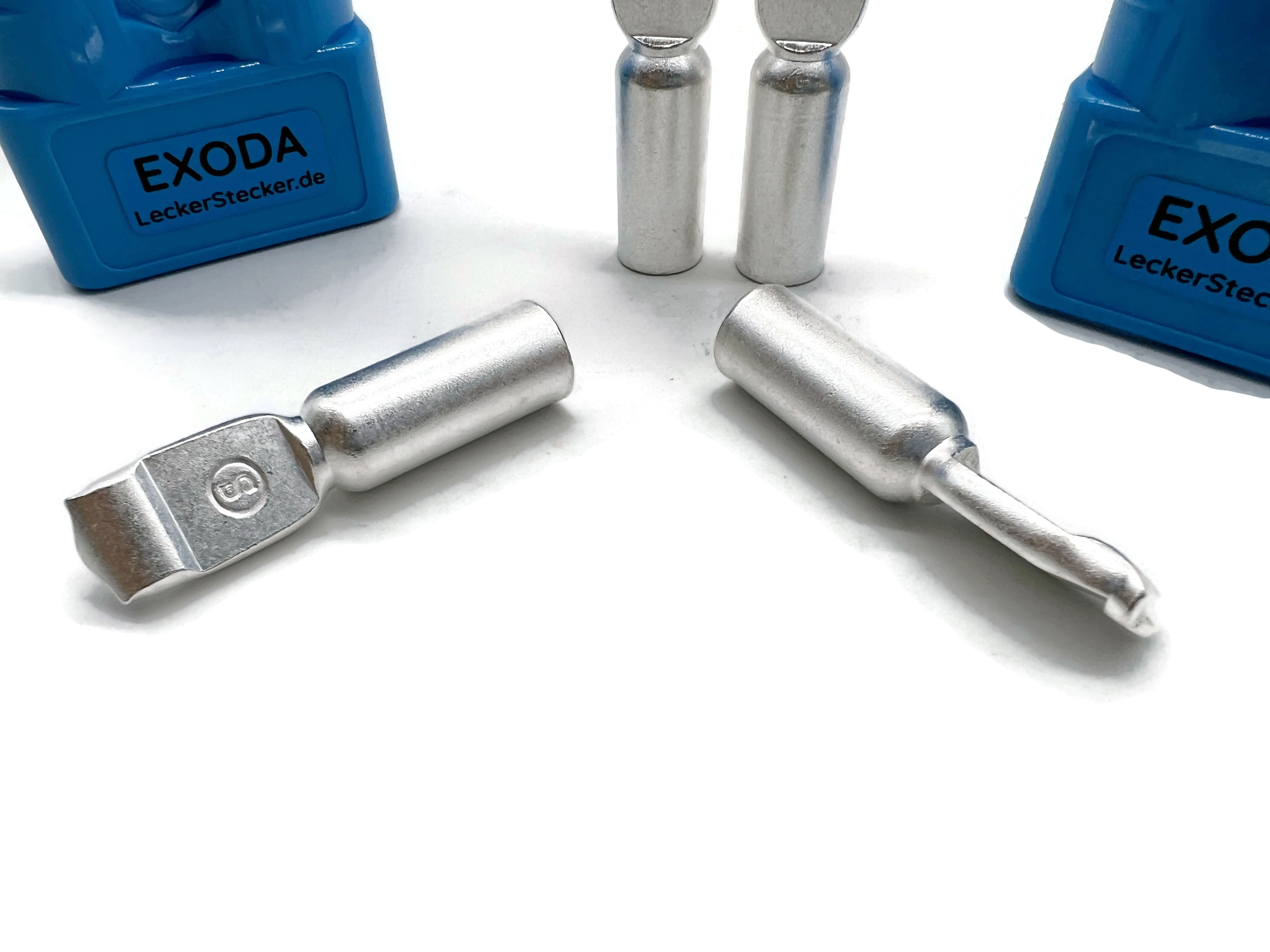 Batterie Stecker 175A 35 mm2 blau Set Steckverbinder für Gabelstapler 2x Stecker - Vorschau 2