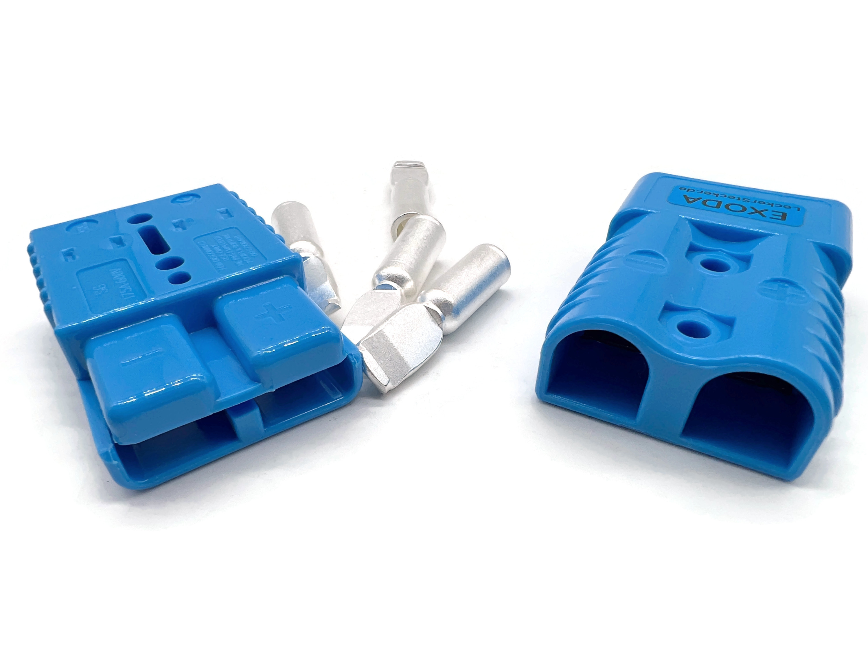 Batterie Stecker 175A 35 mm2 blau Set Steckverbinder für Gabelstapler 2x Stecker - Vorschau 5