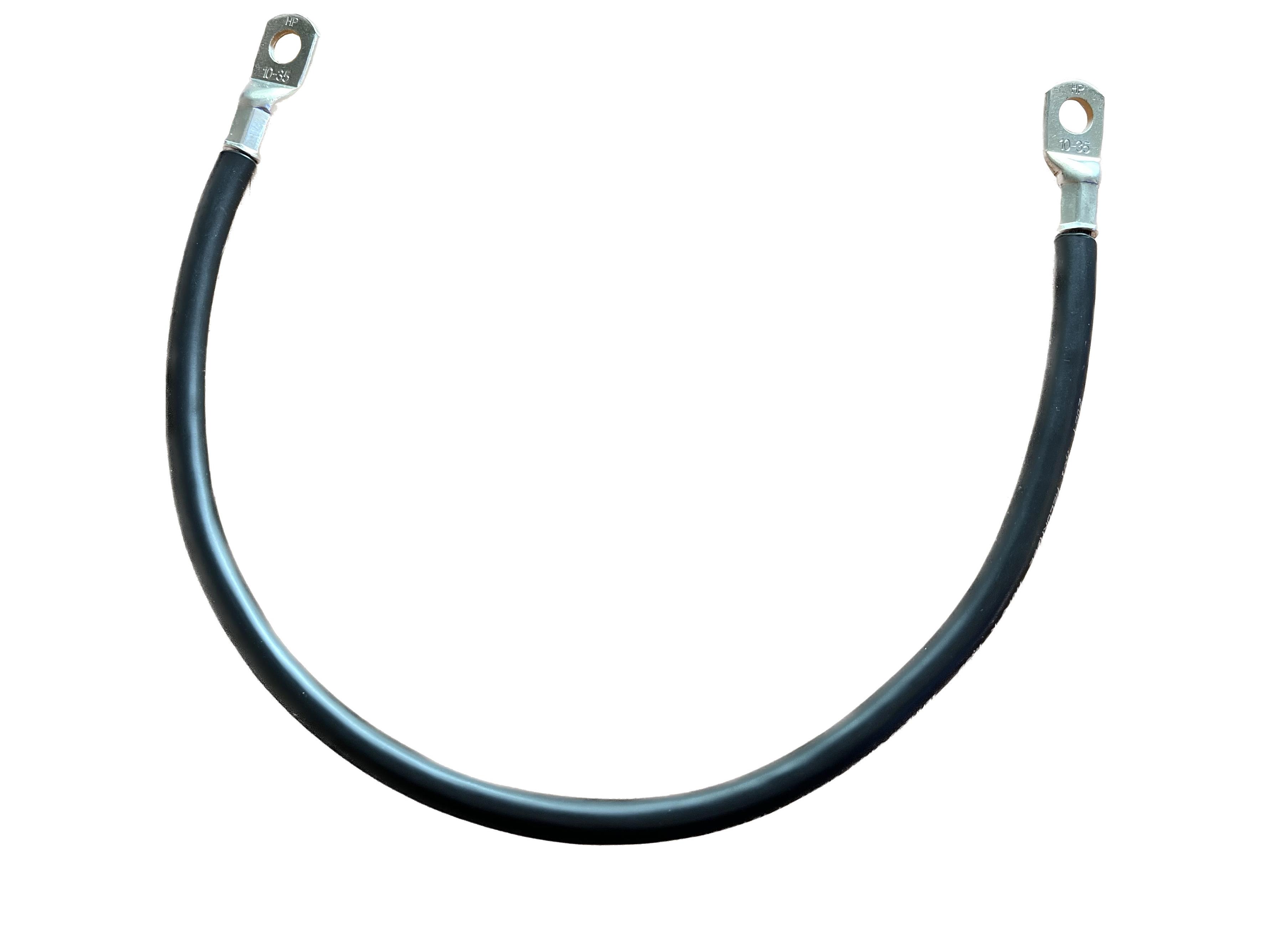 Batteriekabel 35 mm² 50cm mit Kabelschuhen M10 Schwarz flexibel aus 99 Prozent Kupfer bis 5645 Watt - Vorschau 5