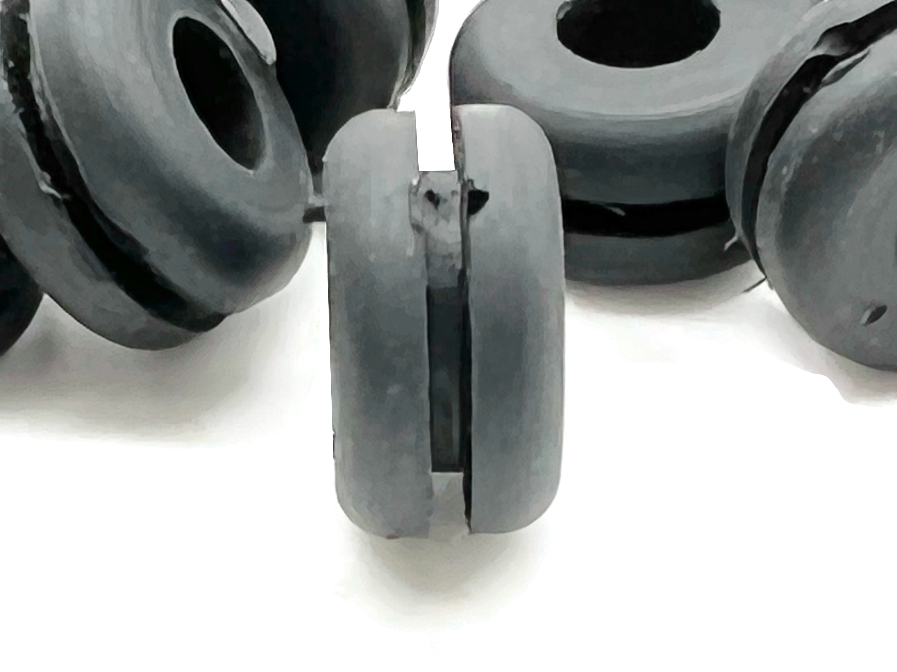 10x Kabeltülle 6mm offen Gummi Membrandurchführung 10Stk Temperaturbeständig -30 bis +90 Grad - Vorschau 4