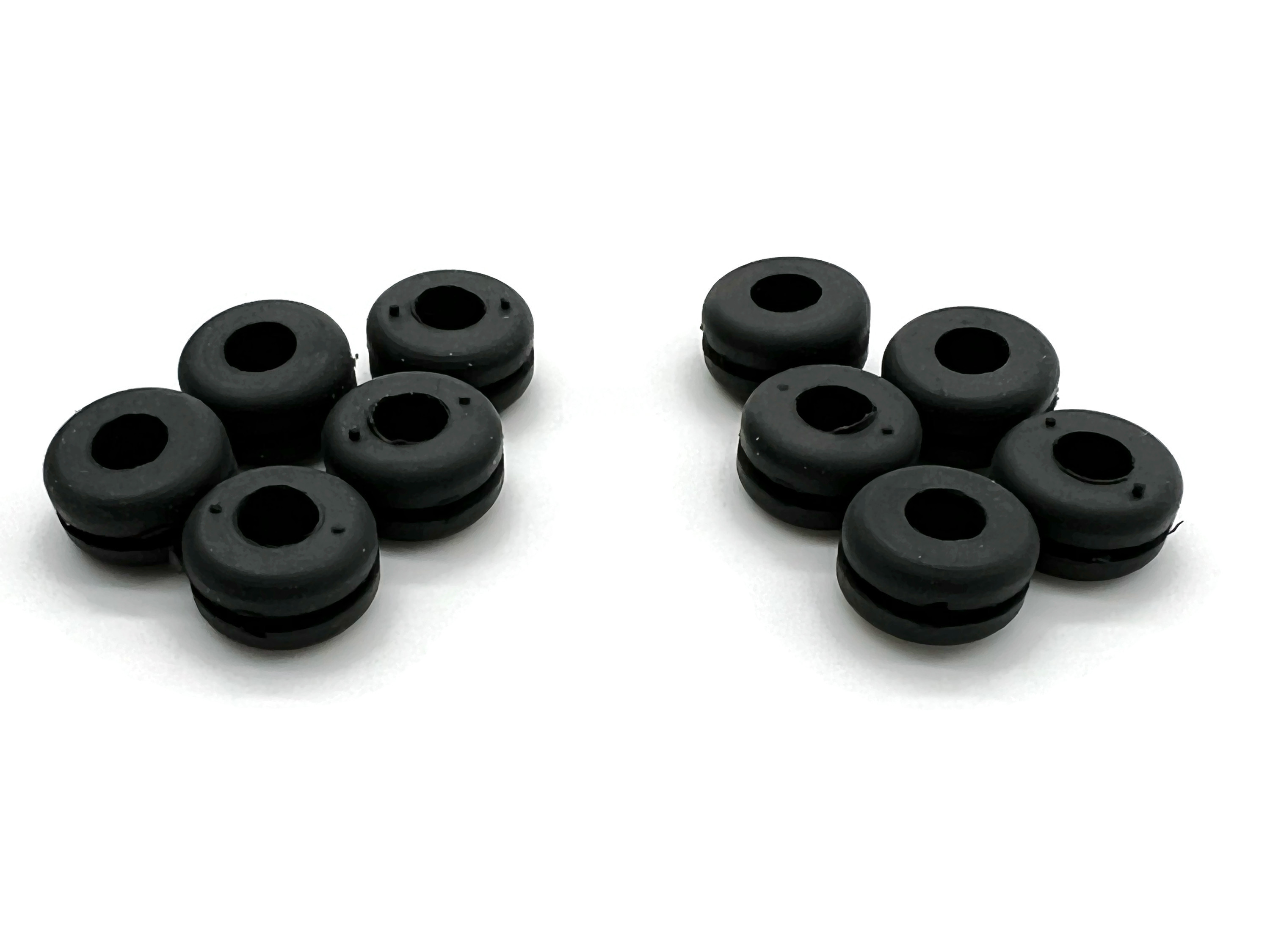10x Kabeltülle 6mm offen Gummi Membrandurchführung 10Stk Temperaturbeständig -30 bis +90 Grad - Vorschau 5