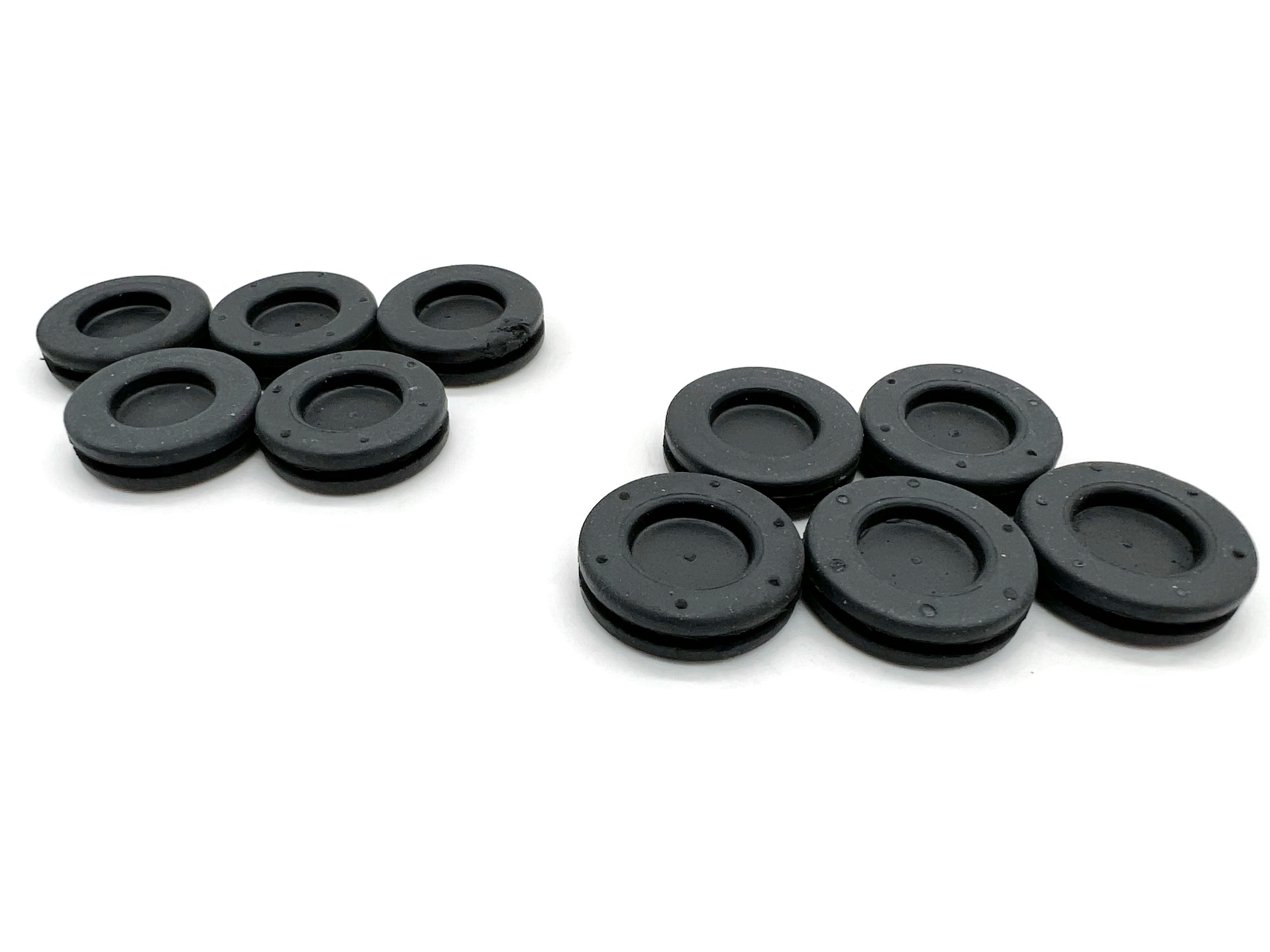 10x Kabeltülle 13,5mm geschlossen Gummitülle Kabeldurchführung Schwarz - Vorschau 5