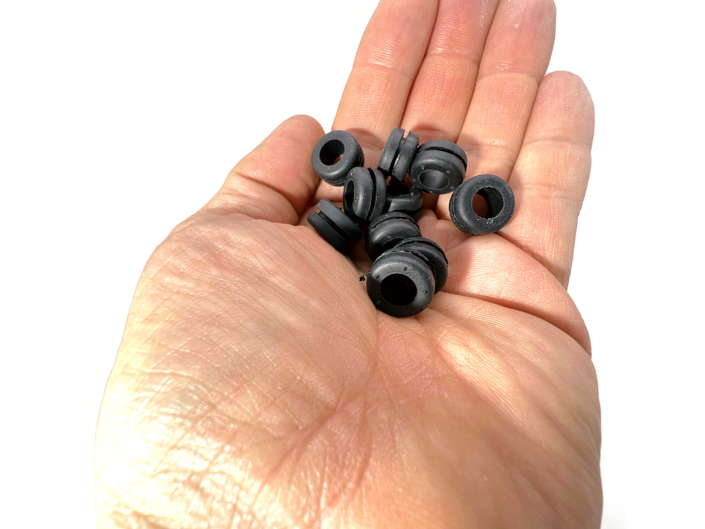Kabeltülle 8mm Gummitülle Kabeldurchführung 10 Stück hitzebeständig bis 90 GradC - Vorschau 5