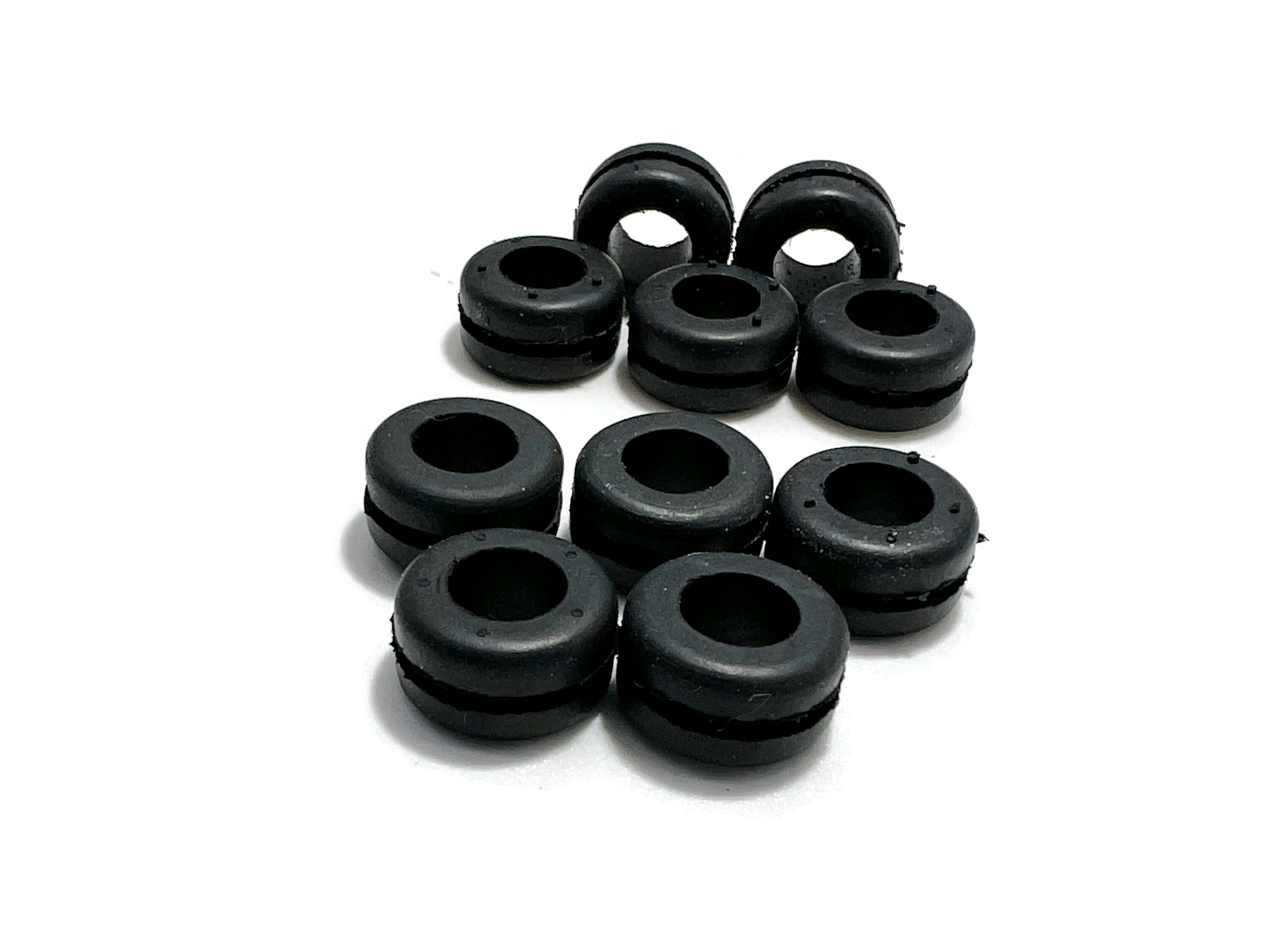 Kabeltülle 8mm Gummitülle Kabeldurchführung 10 Stück hitzebeständig bis 90 GradC - Vorschau 6