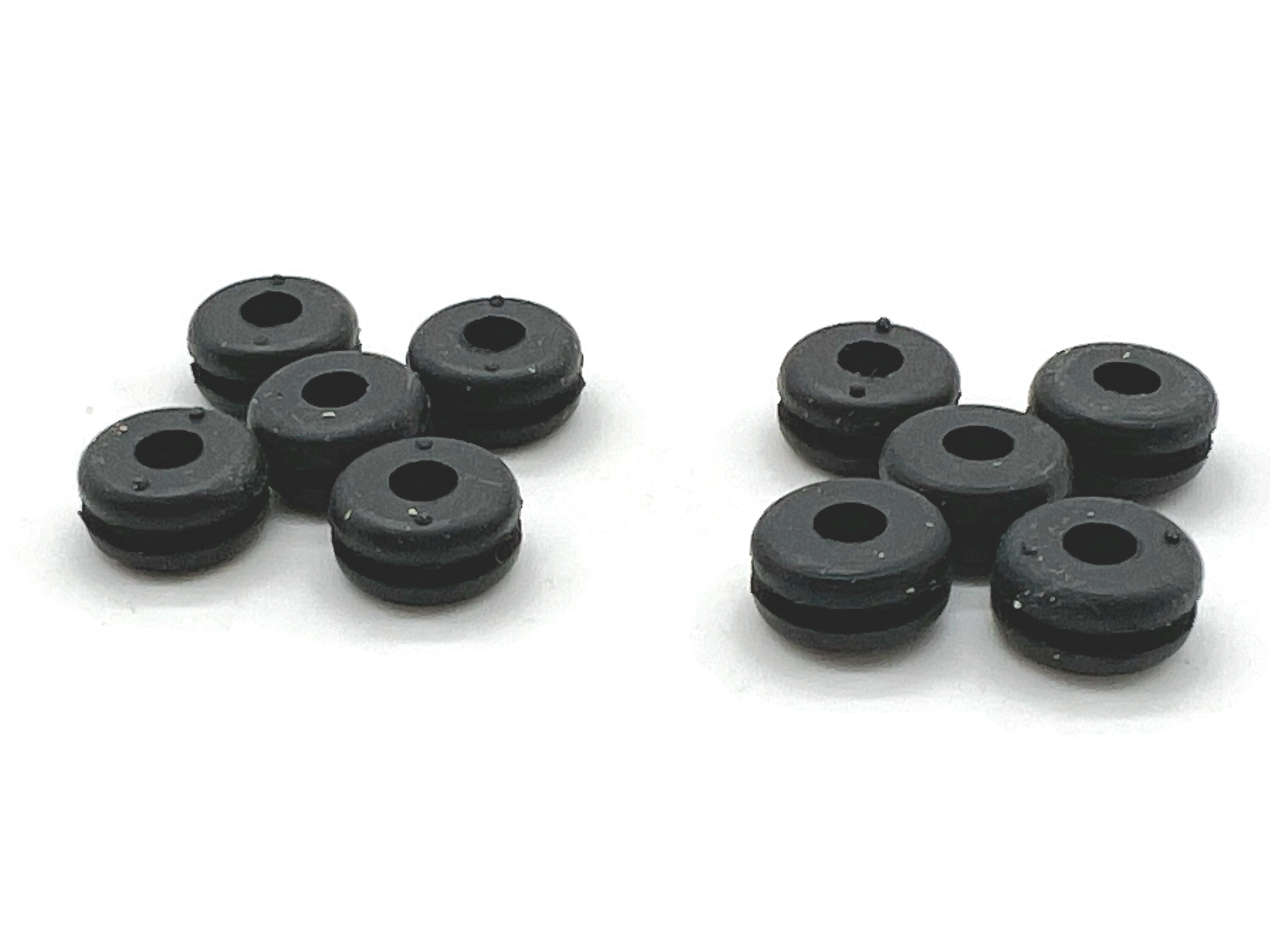 Kabeltülle 10x 4mm offen Membrandurchführung schwarz hitzebeständig 30 bis 90 Grad - Vorschau 3