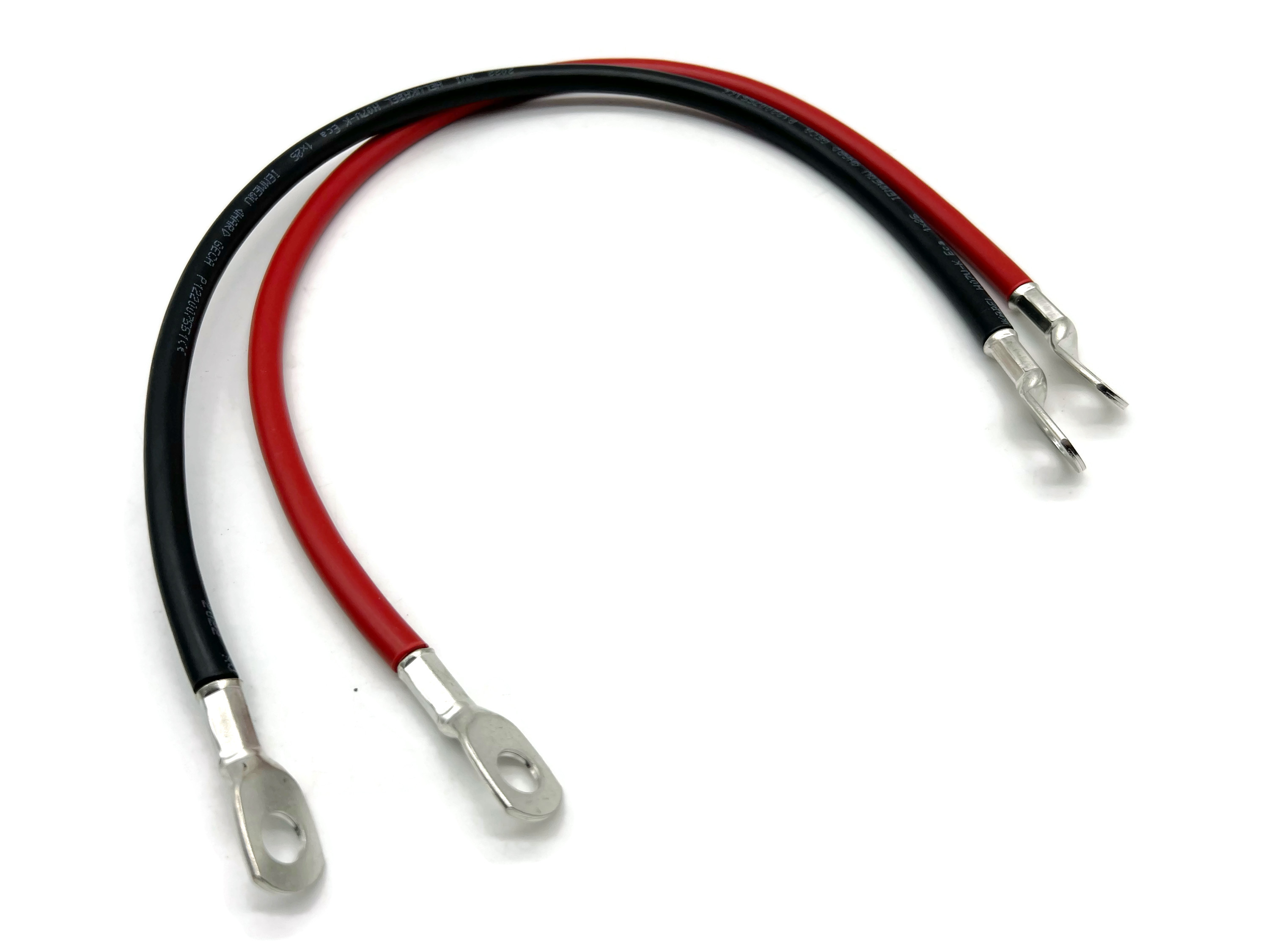 Batteriekabel Set 25 mm² 50cm Kabelschuhe M10 Rot Schwarz - Vorschau 3