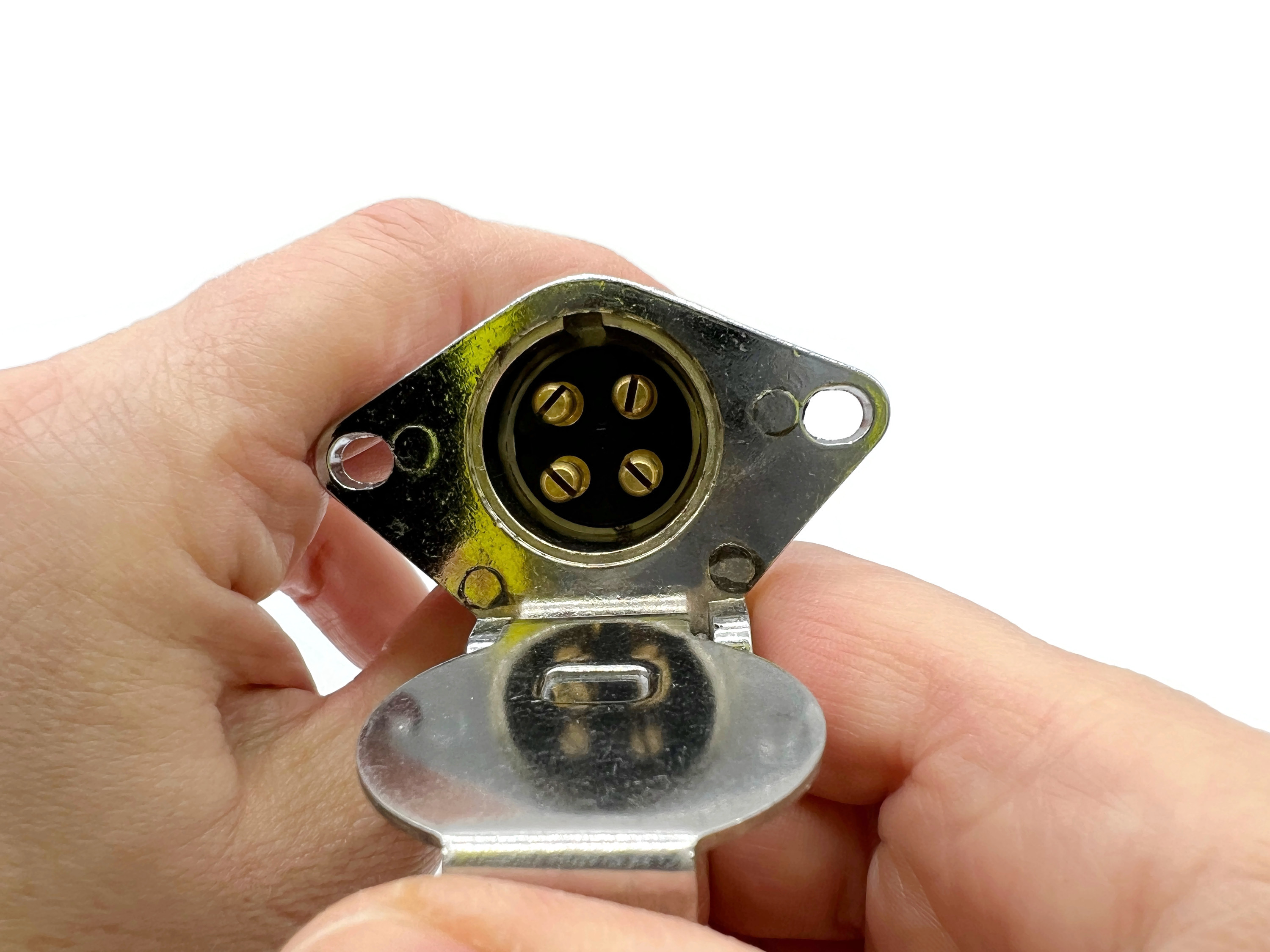 Stecker und Buchse Set für Steck-Verbindung 4polig Wohnwagen 12V bis 24V - Vorschau 2