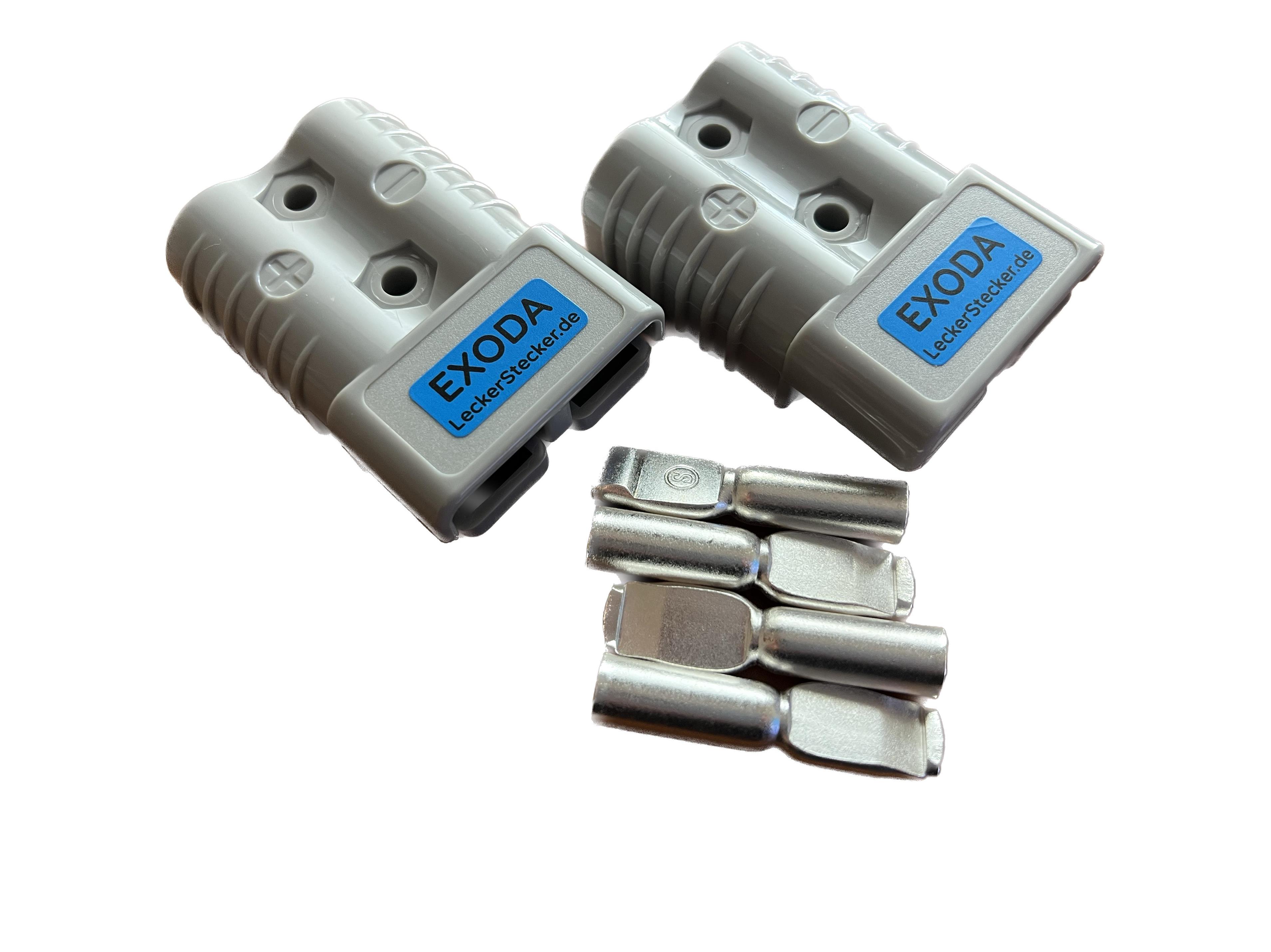 Batteriestecker 175A 16 mm2 grau Set Steckverbinder - Vorschau 2