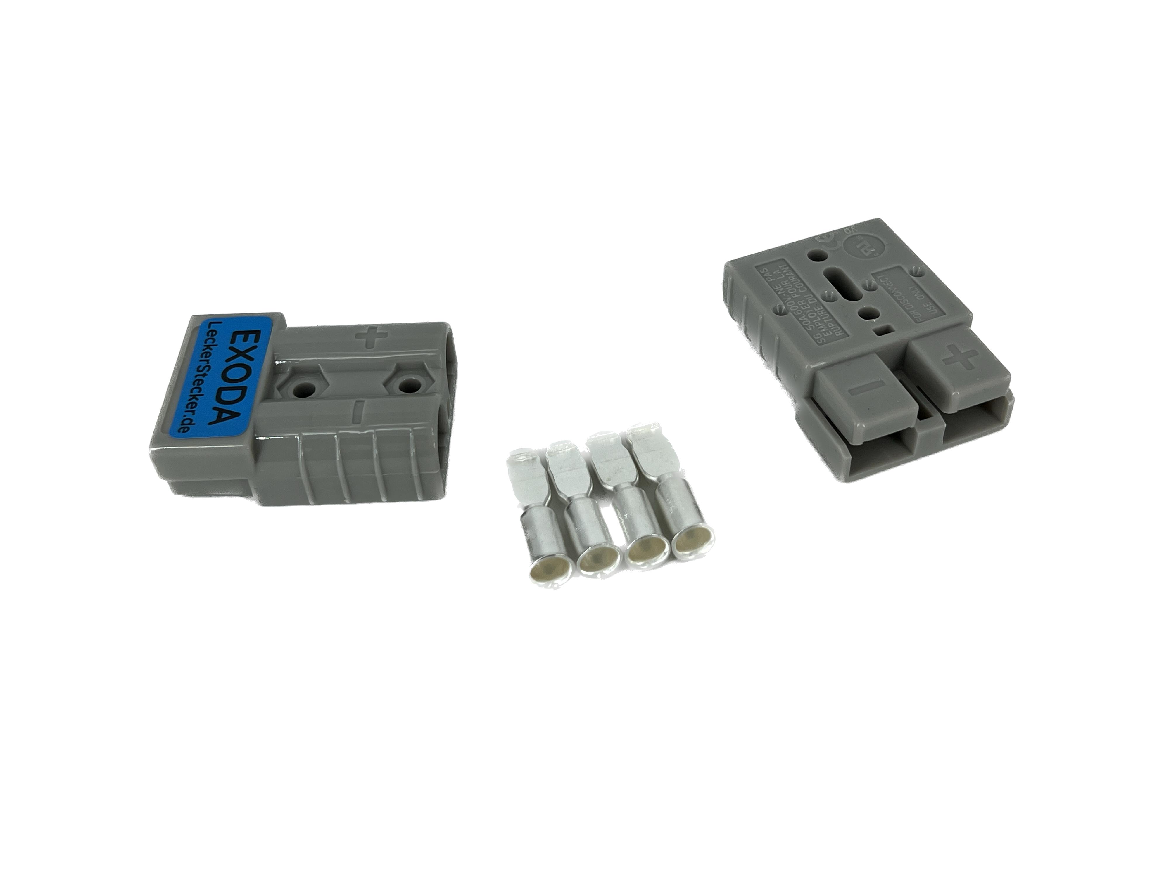 Batteriestecker 50A 16 mm2 grau Steckverbinder - Vorschau 6