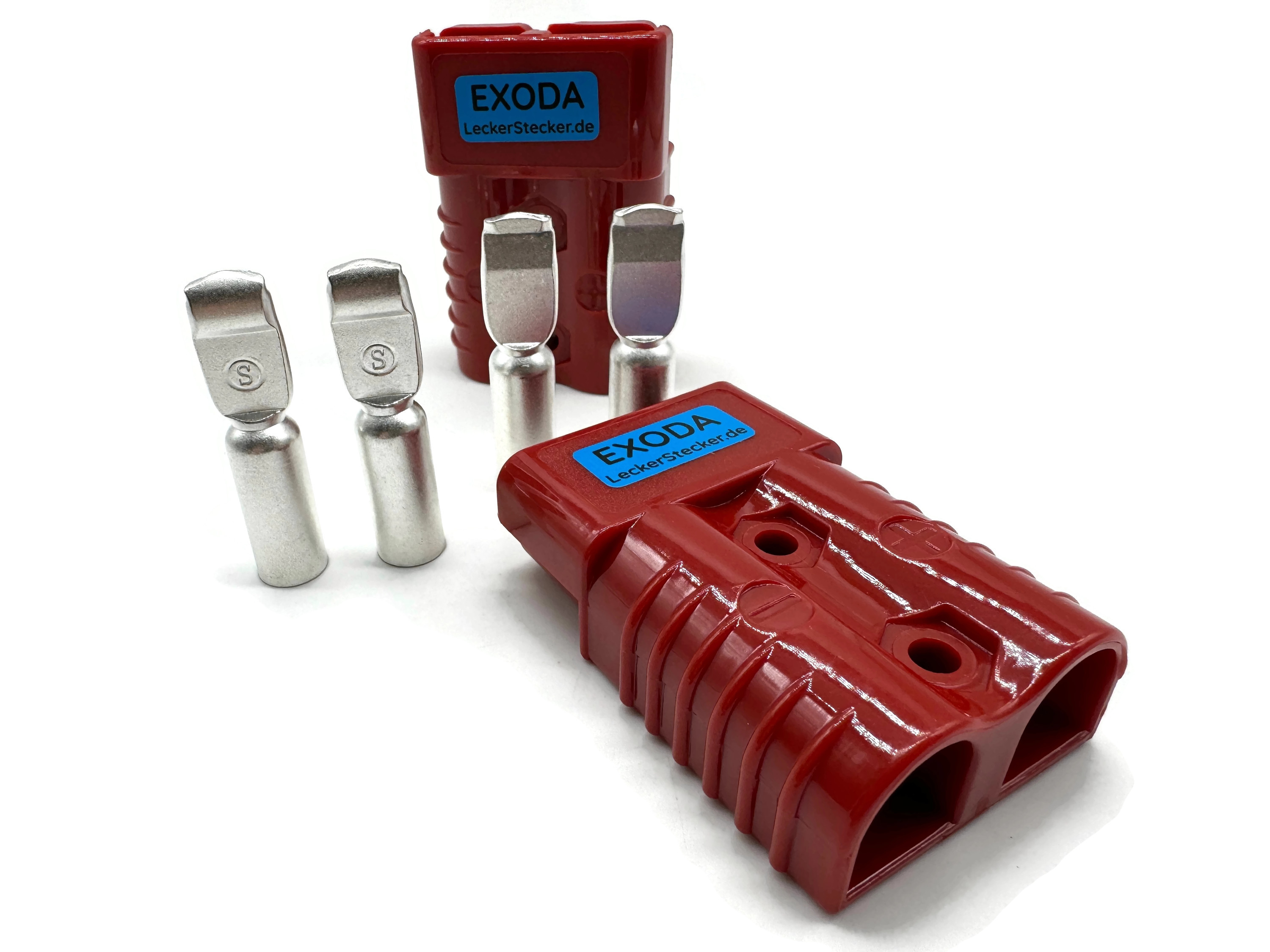 Batteriestecker 175A 35 mm2 rot Steckverbinder - Vorschau 4