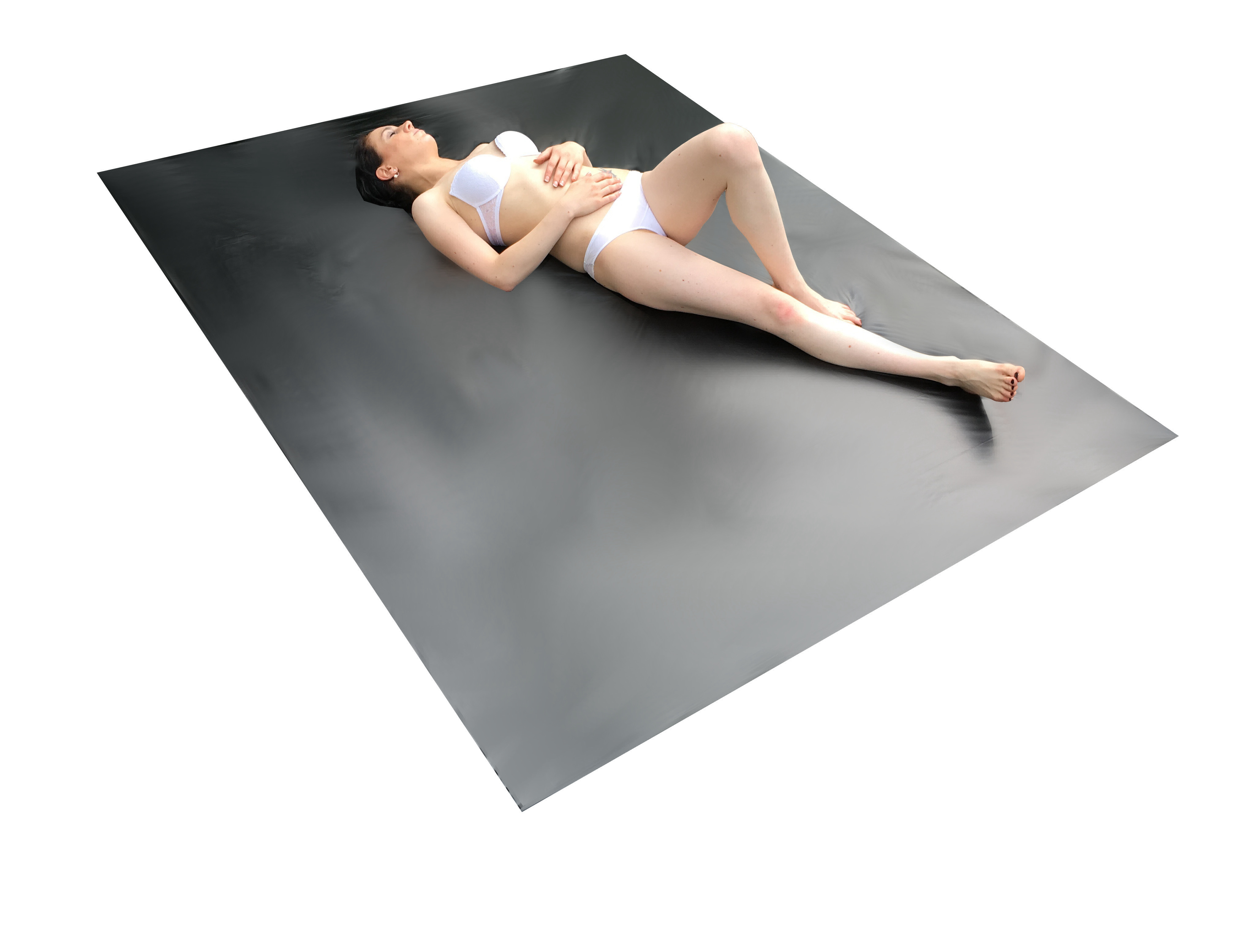 PVC Laken Inkontinenzlaken schwarz 180x240cm Bettlaken wasserdicht - Vorschau 8