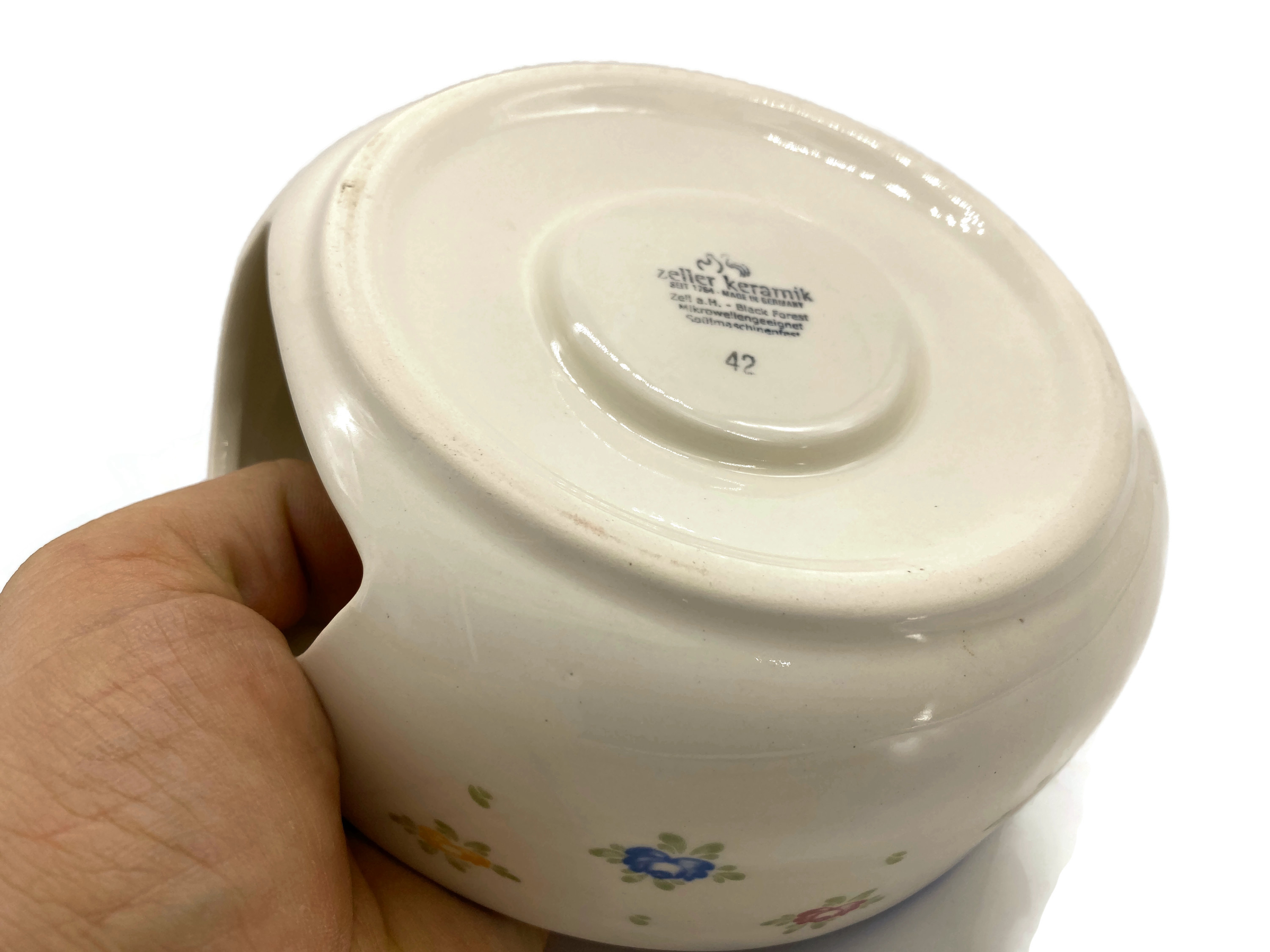 Zeller Keramik Petite Rose Teewärmer Stövchen im Dekor 16 cm - Vorschau 2